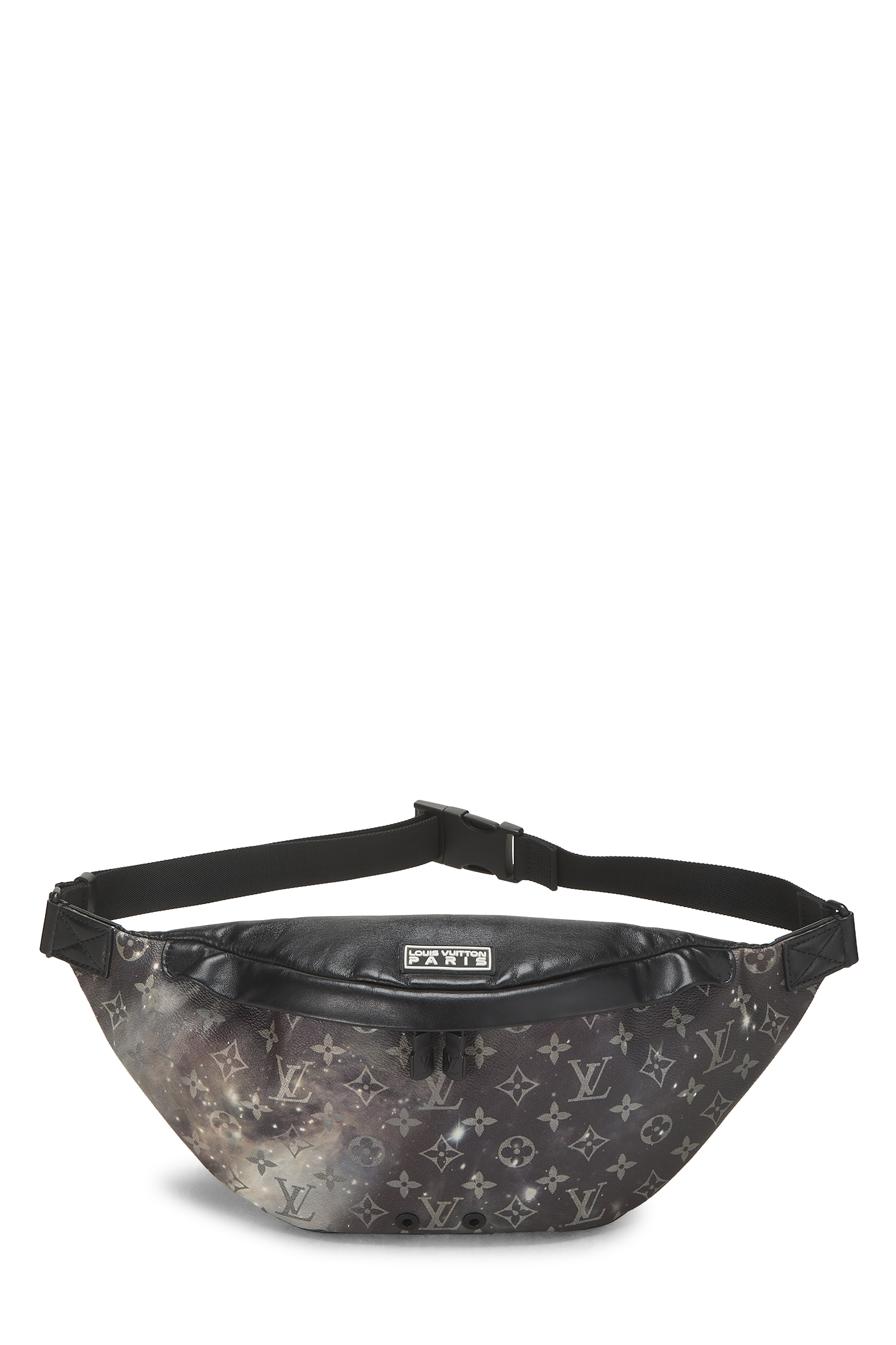 Women's Canvas Louis Vuitton Black Monogram Galaxy DIscovery Bumbag in Black
