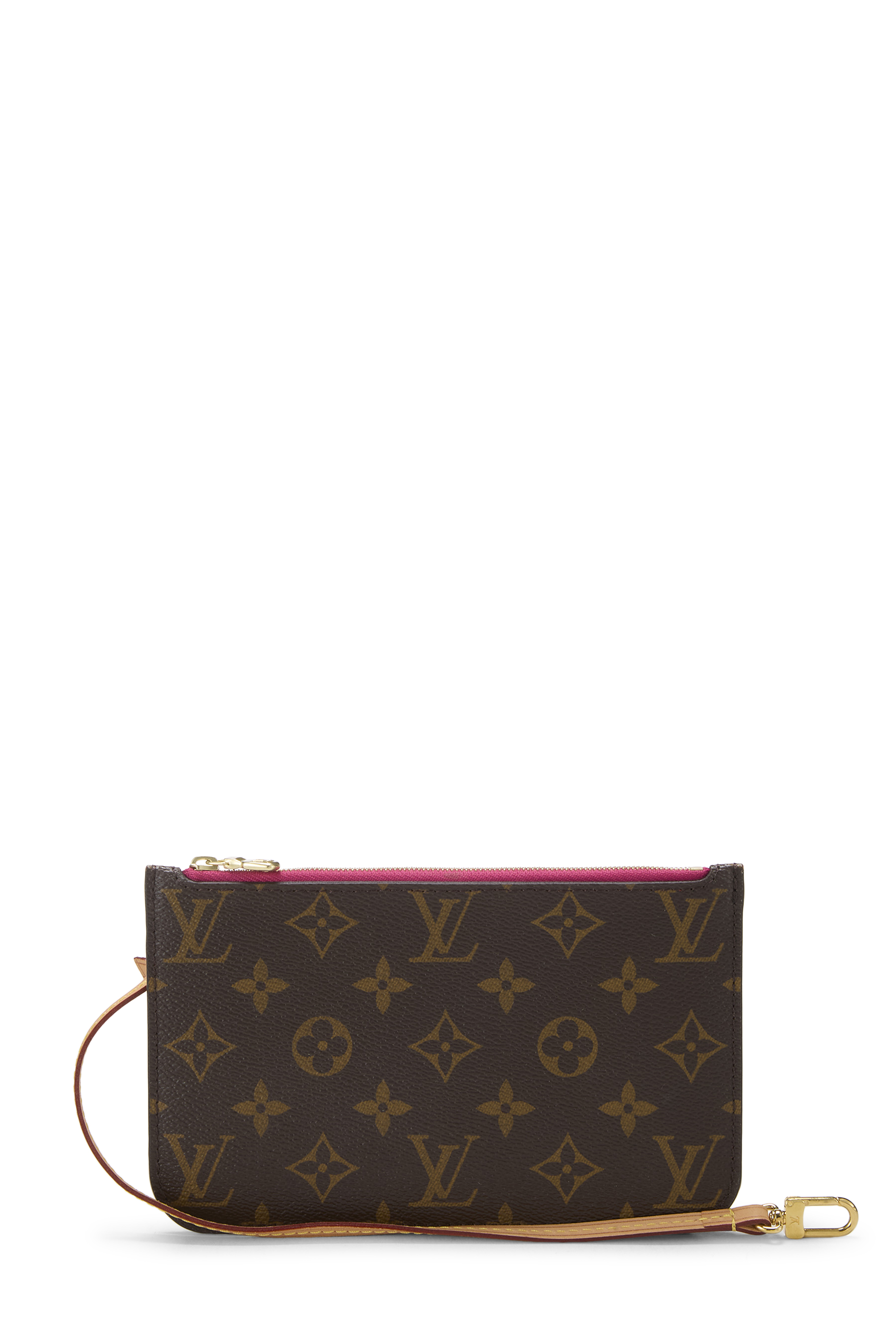Women's Louis Vuitton Monogram Neverfull Pouch PM in Pink PM