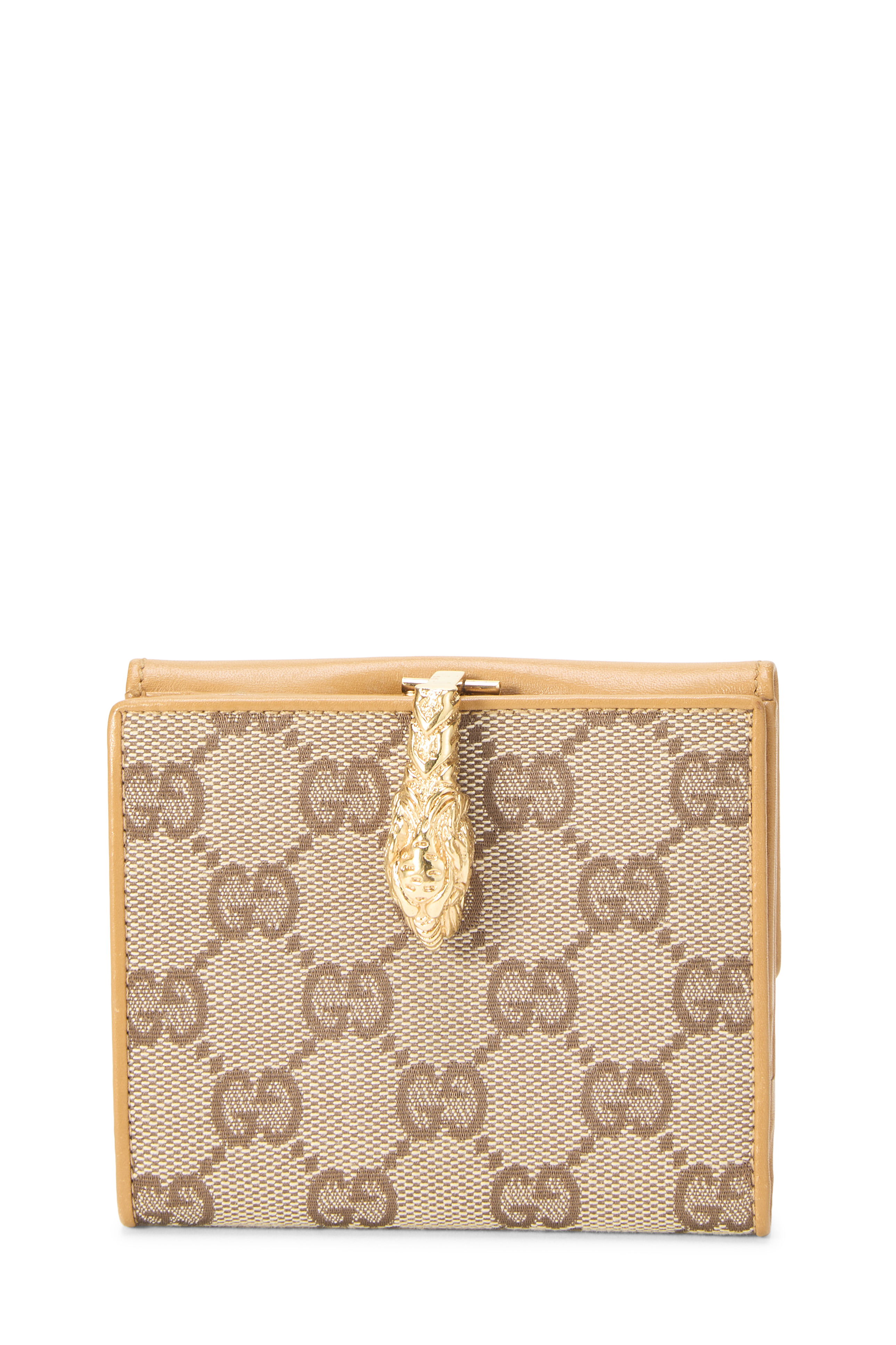 Women's Gucci Original GG Canvas Bifold Wallet in Brown