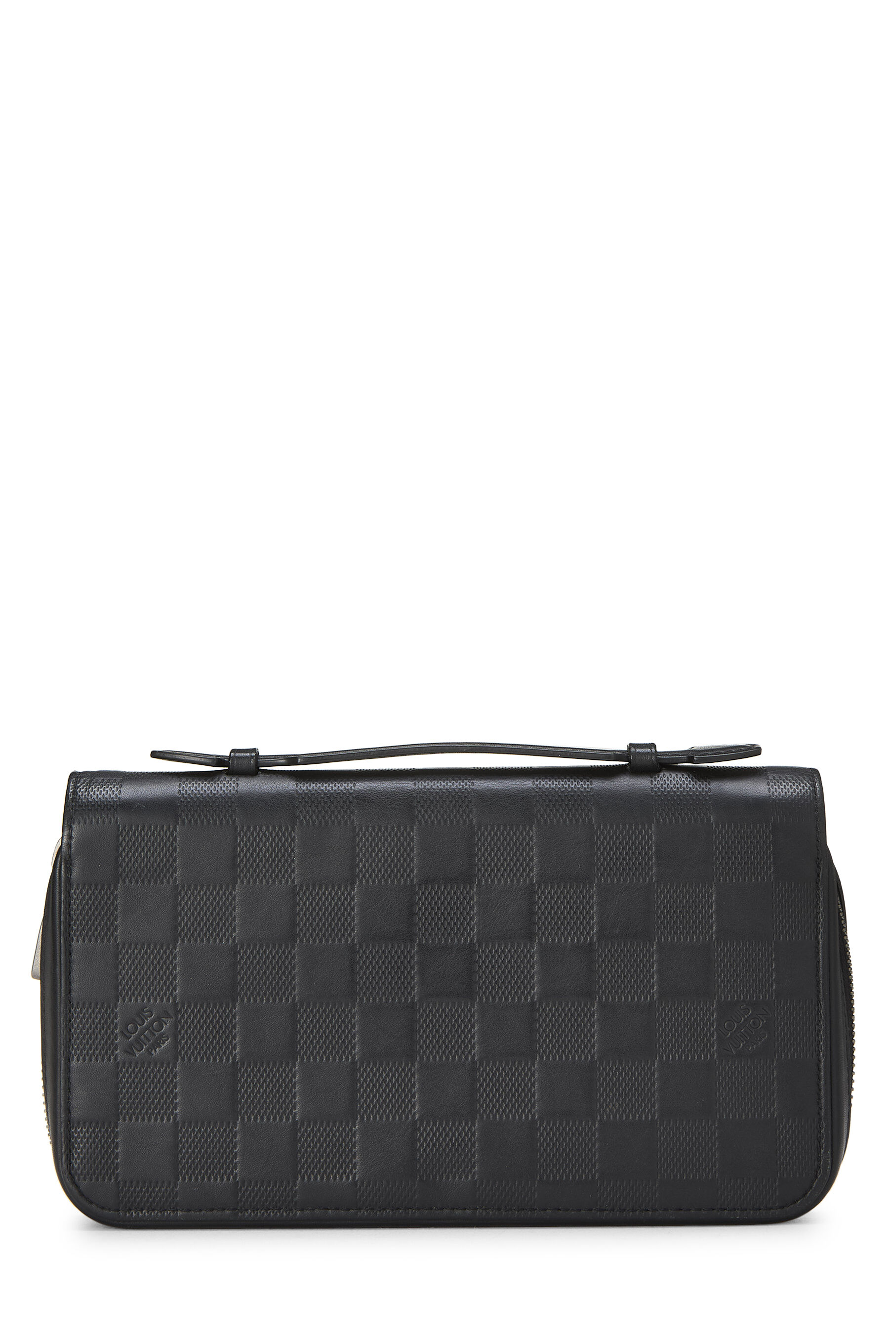 Women's Louis Vuitton Black Damier Infini Zippy XL in Black