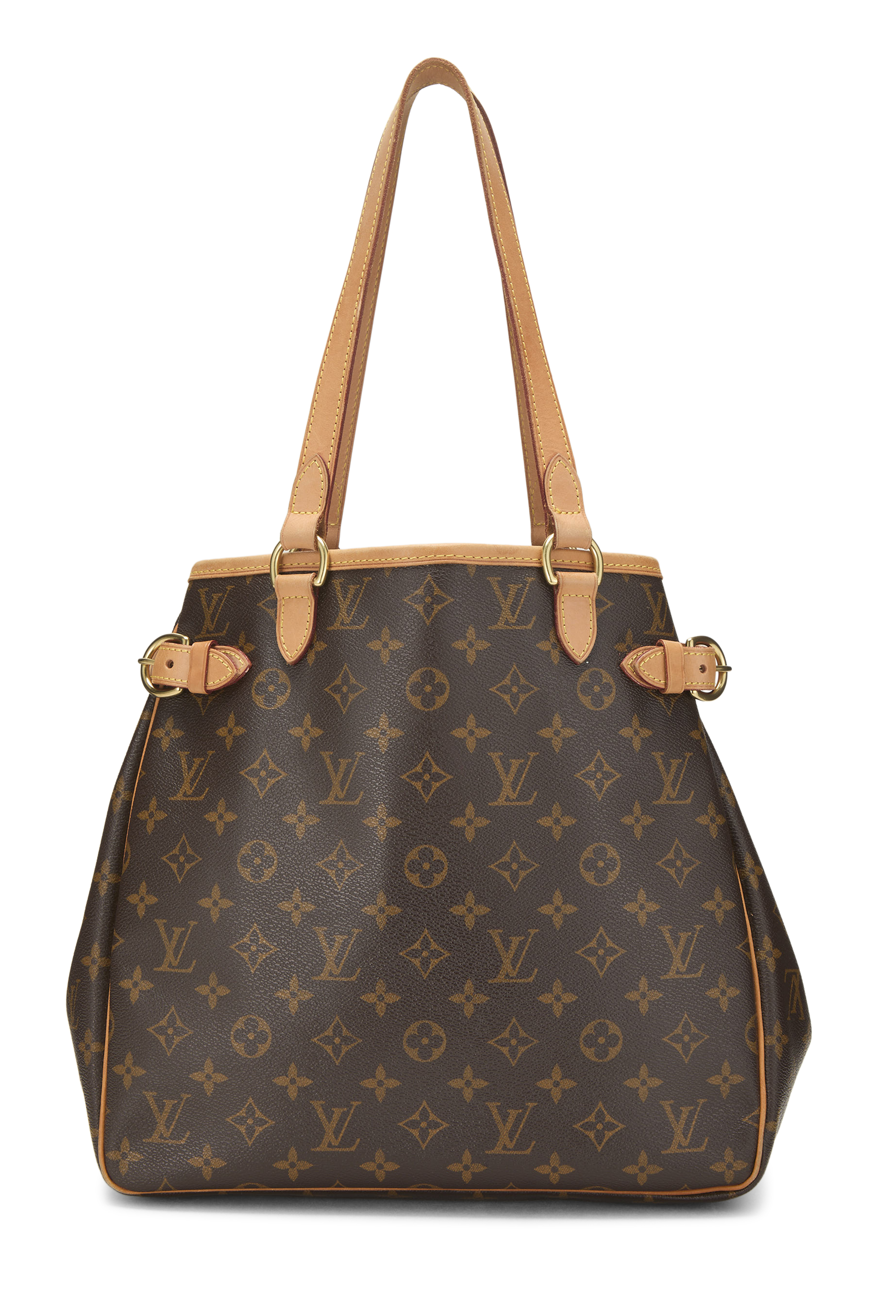 Women's Louis Vuitton Monogram Canvas Batignolles Vertical in Brown