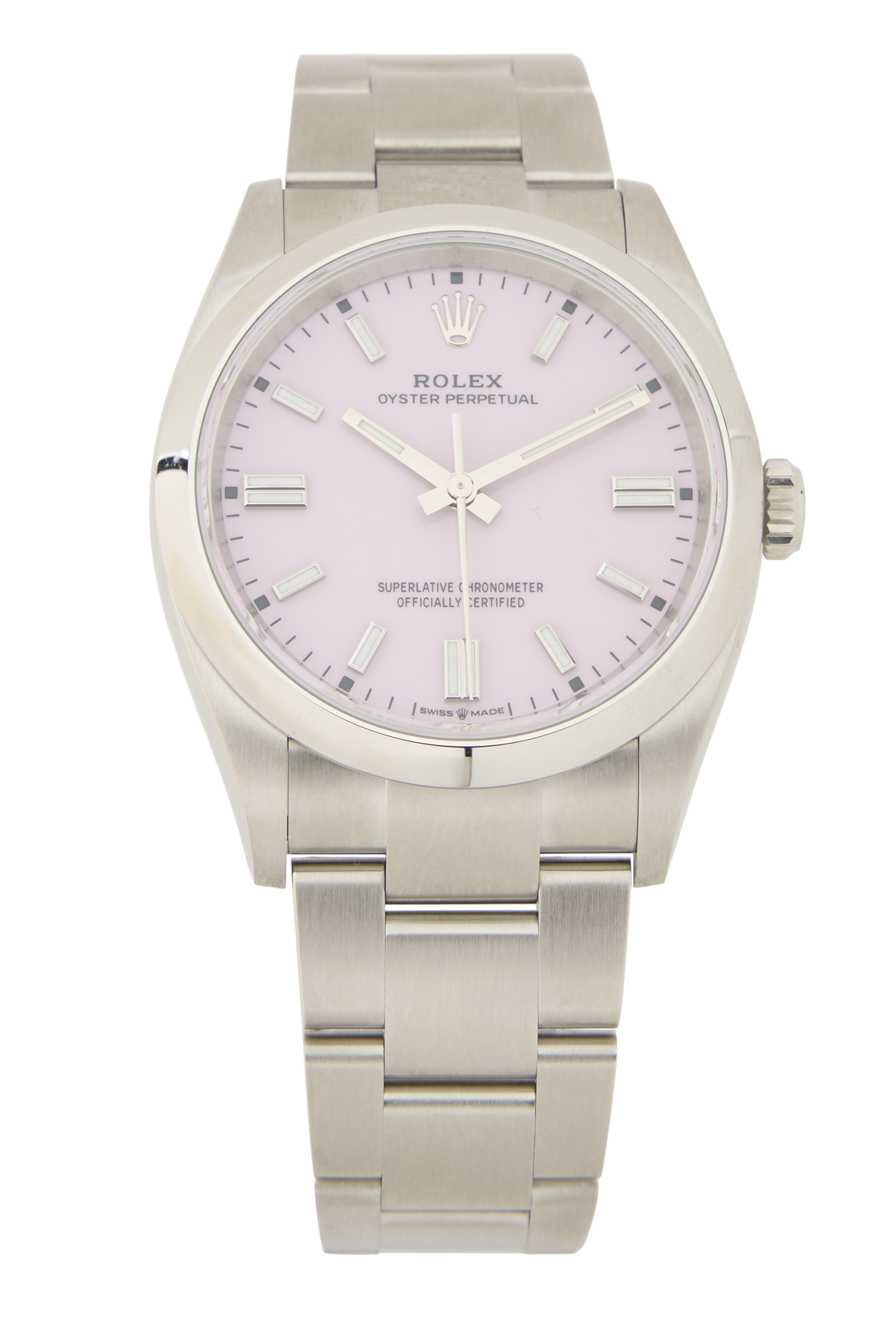 Women's Rolex Rolex Pink Dial Oyster Perpetual 126000 36mm in Pink 36mm
