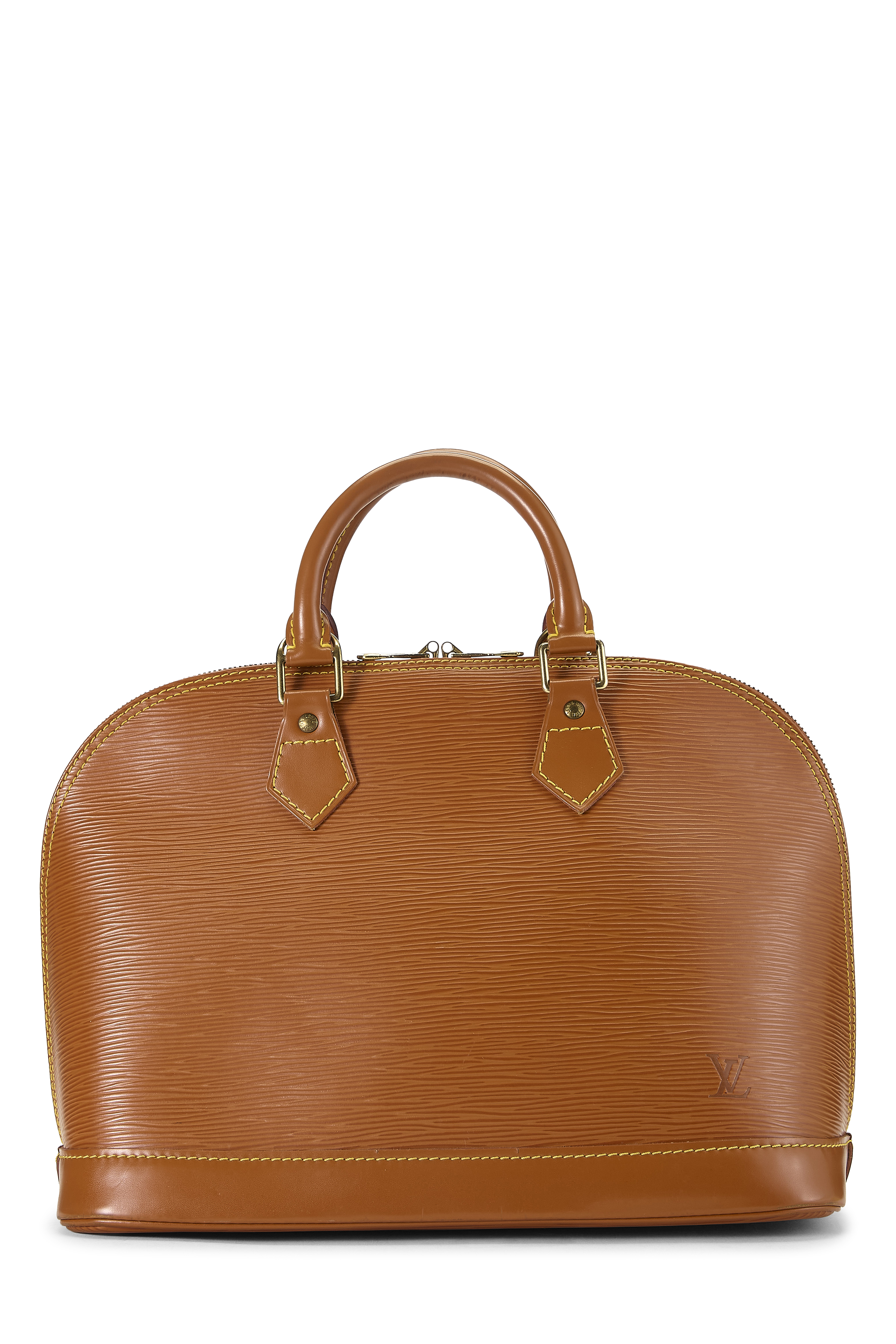 Women's Louis Vuitton Cannelle Brown Epi Alma PM in Brown PM