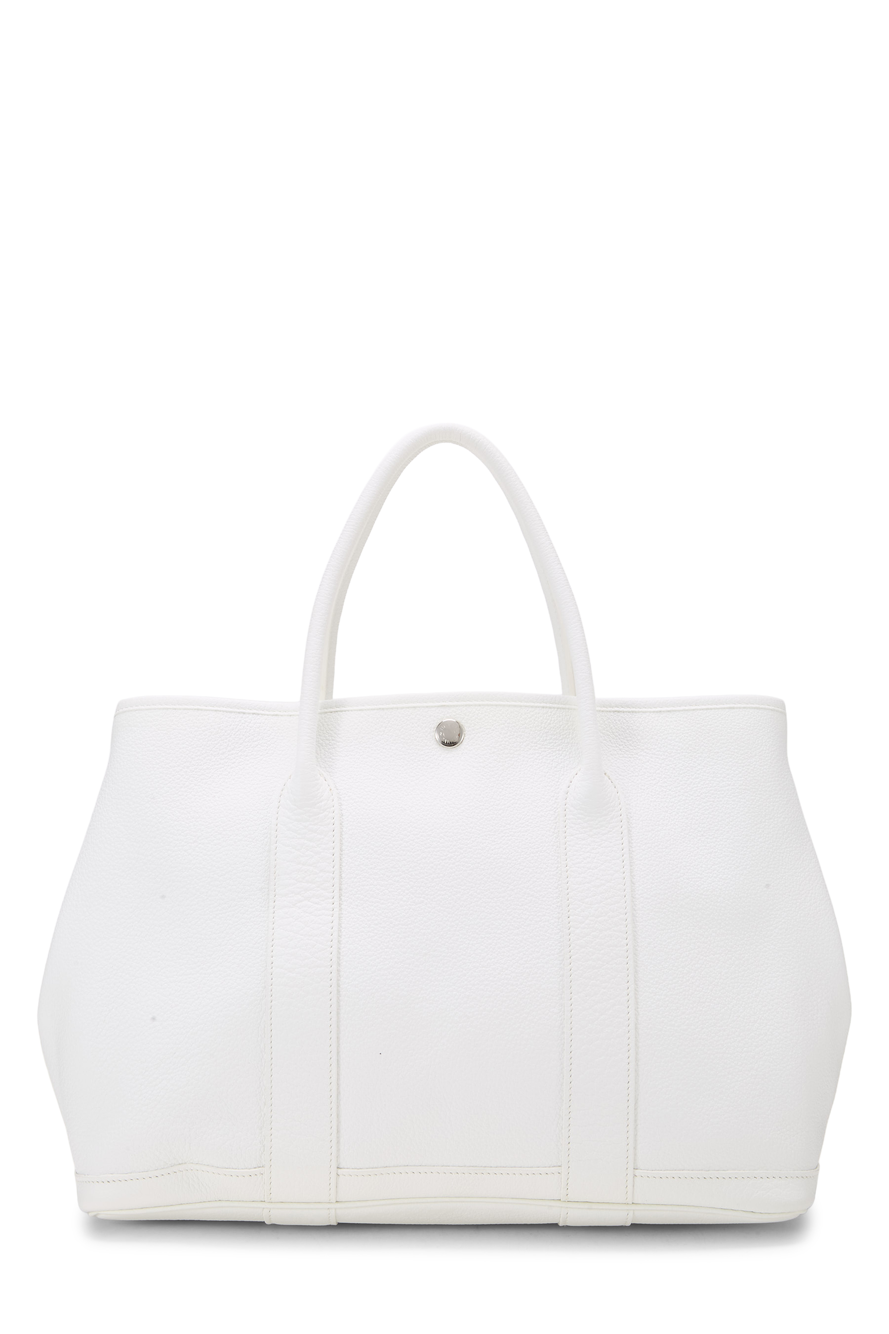 Women's Hermès White Country Garden Party 36 in White