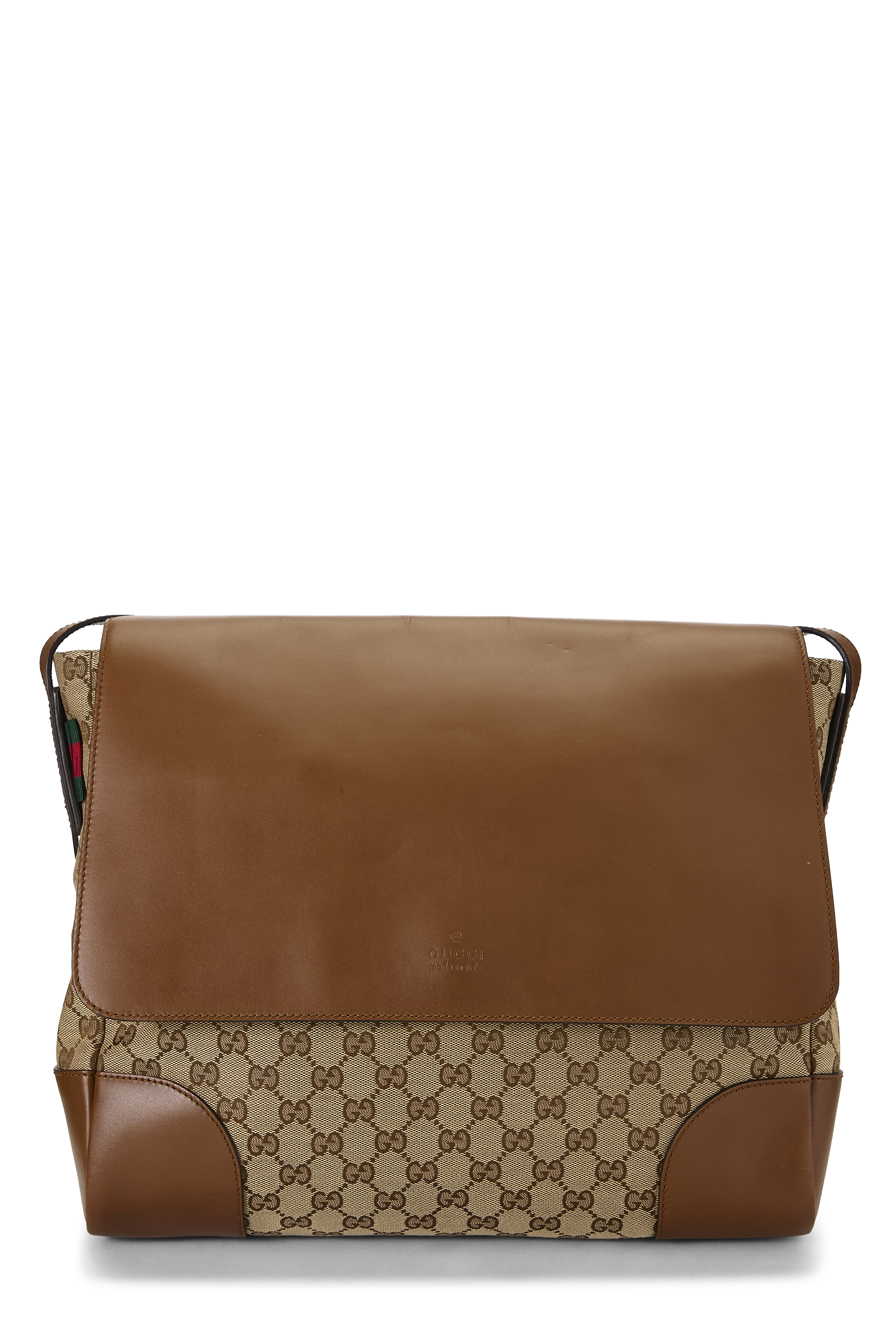 Women's Gucci Original GG Canvas Messenger Bag in Brown