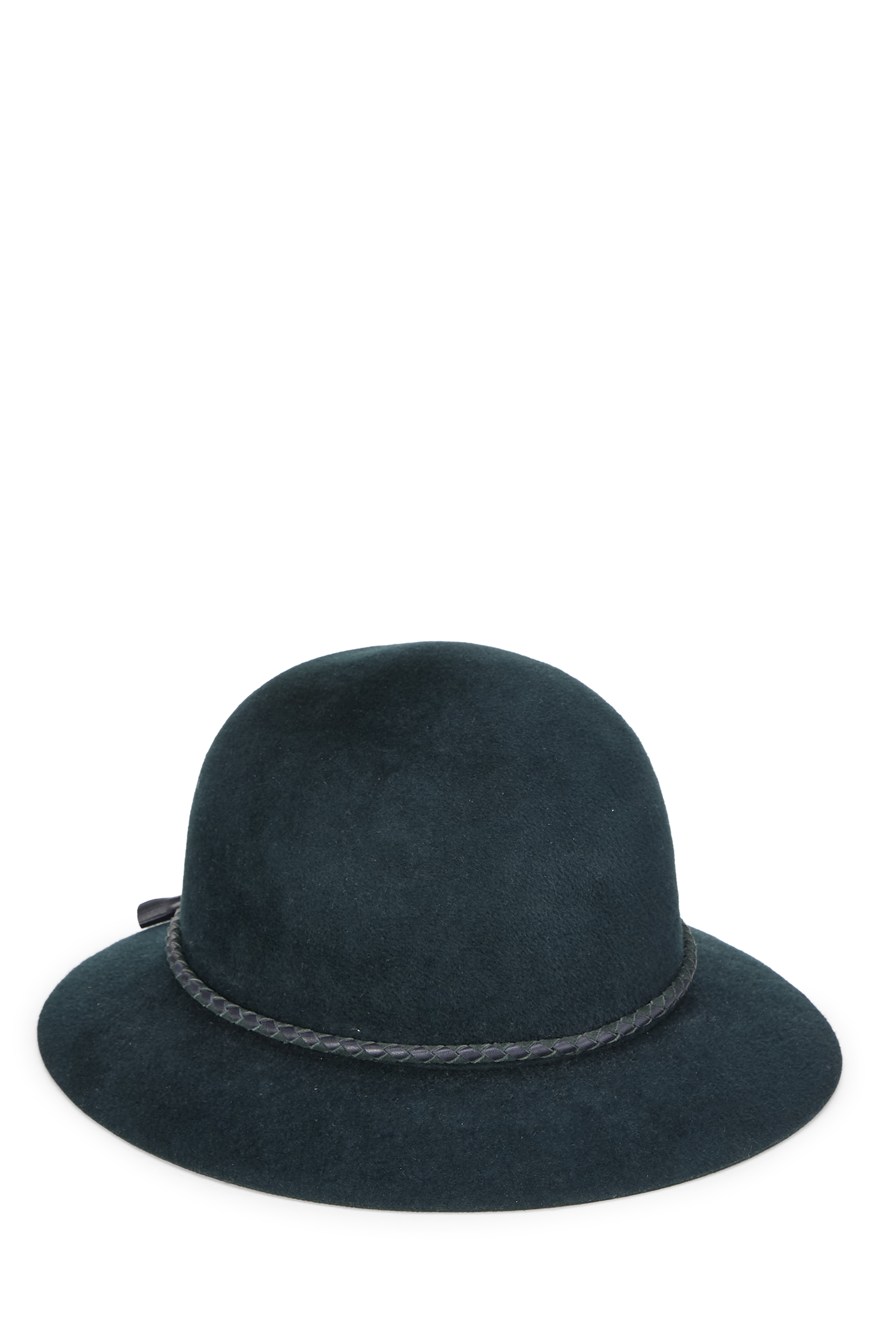 Women's Hermès Green Felt Hat in Green