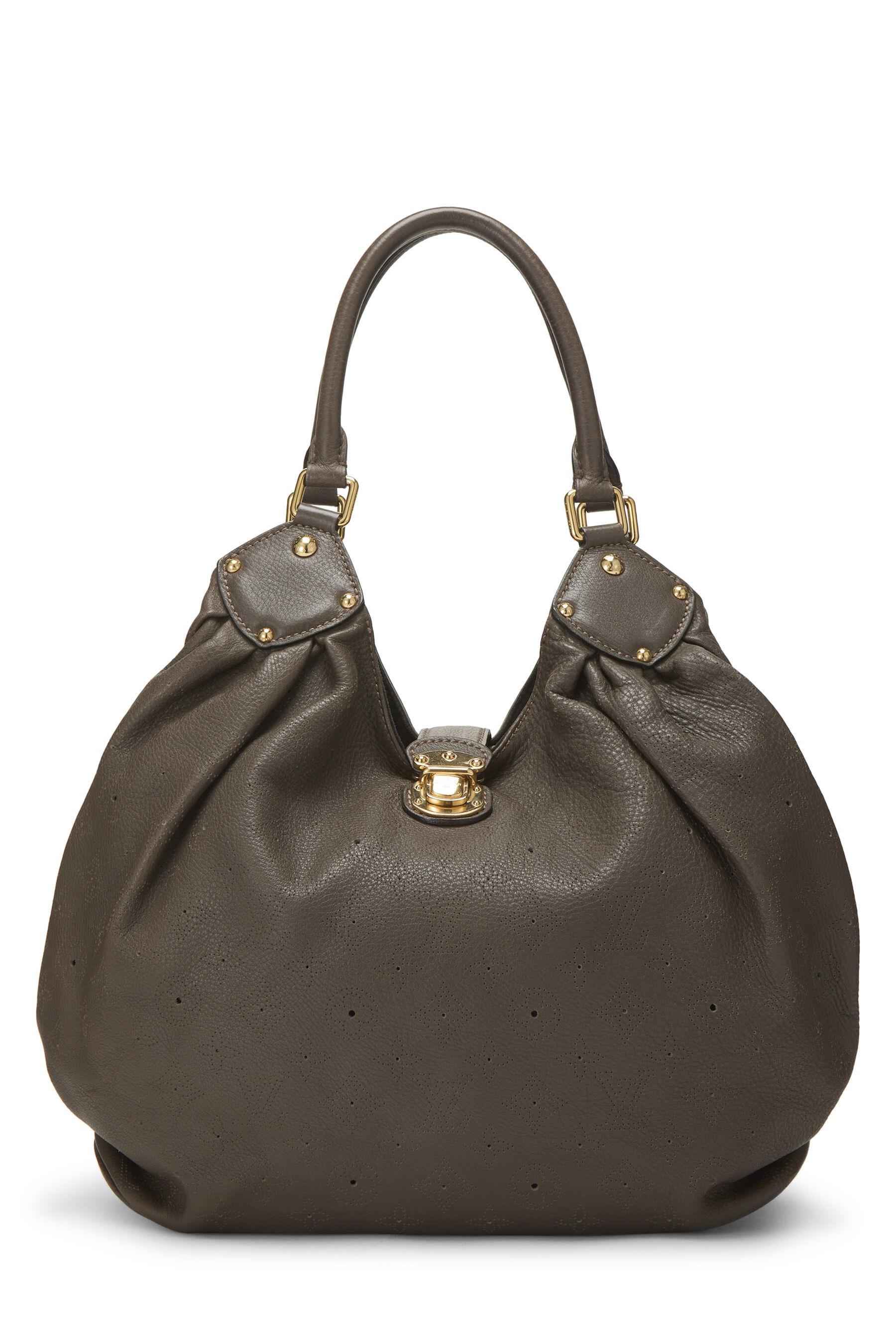 Women's Louis Vuitton Grey Monogram Mahina Large in Grey