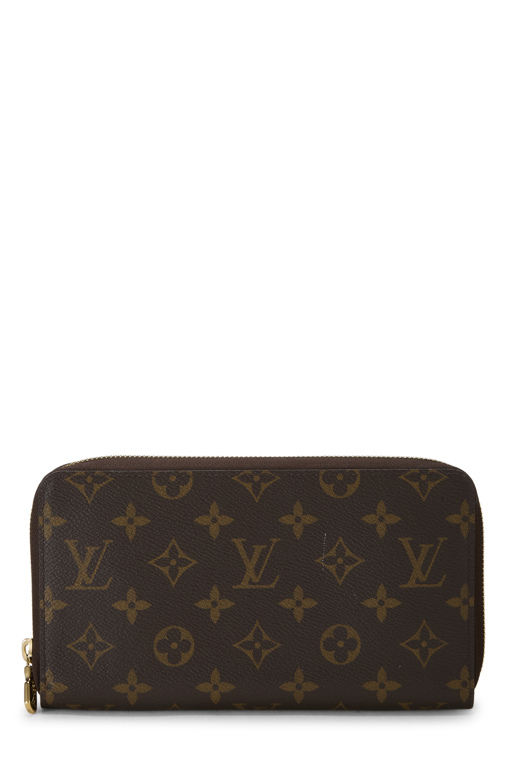 Women's Louis Vuitton Monogram Canvas Zippy Organizer in Brown