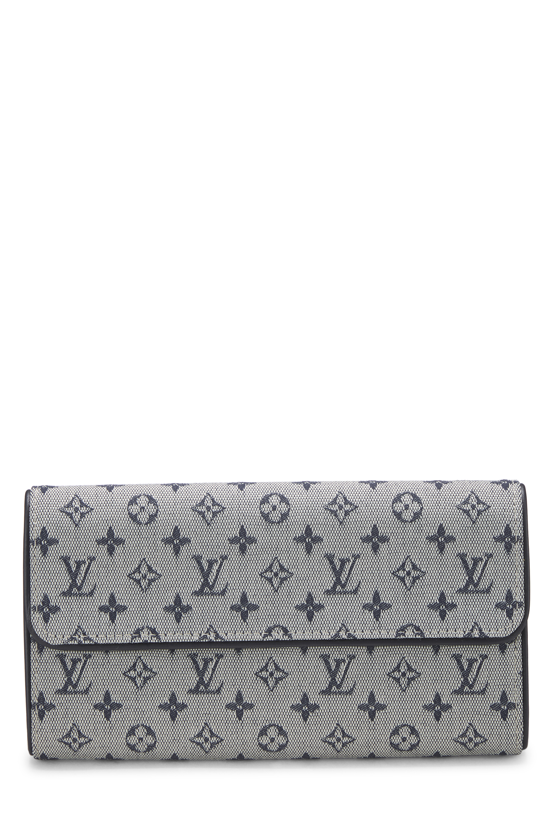 Women's Louis Vuitton Navy Monogram Mini Lin International in Navy