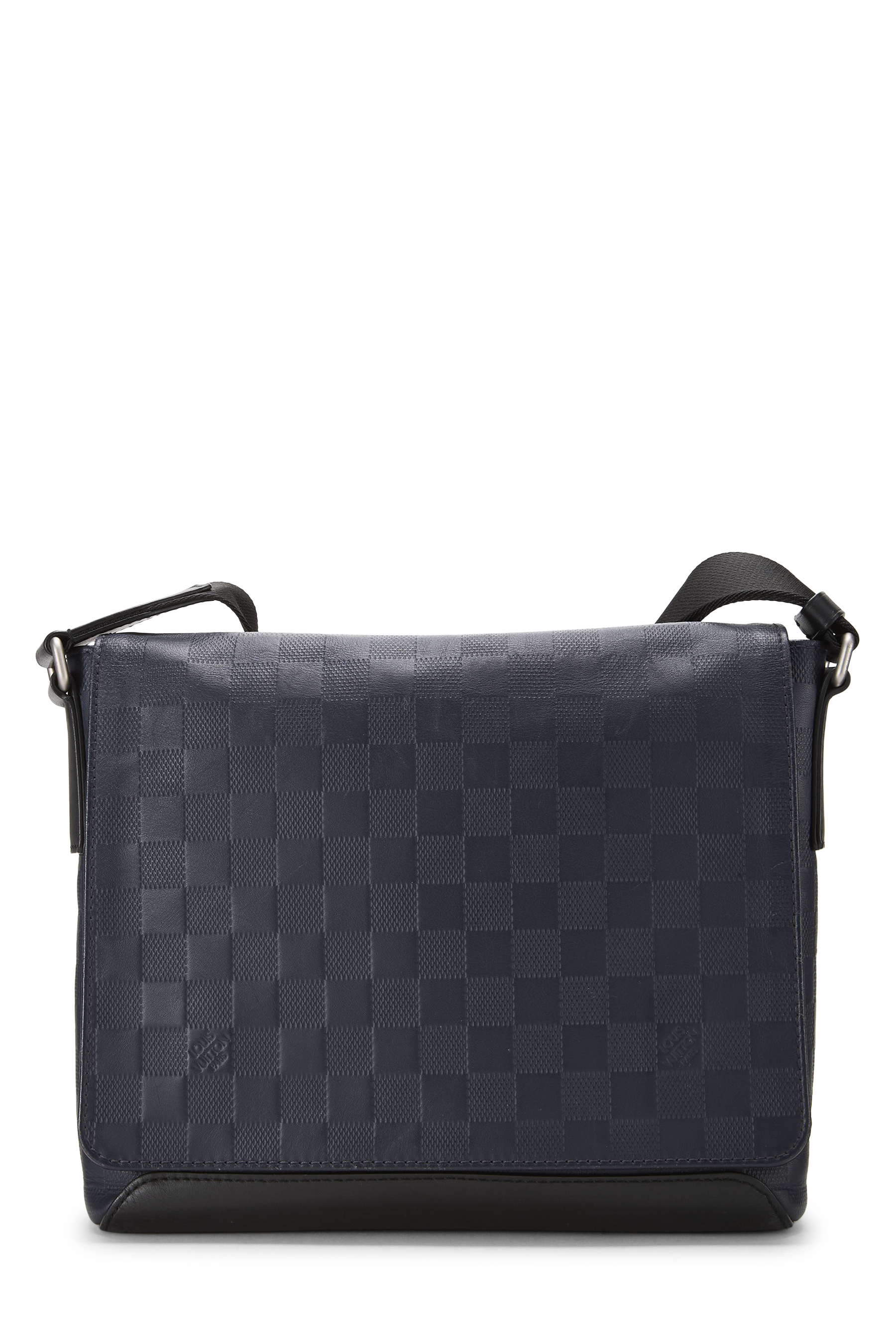 Women's Louis Vuitton Navy Damier Infini District Messenger PM in Navy PM