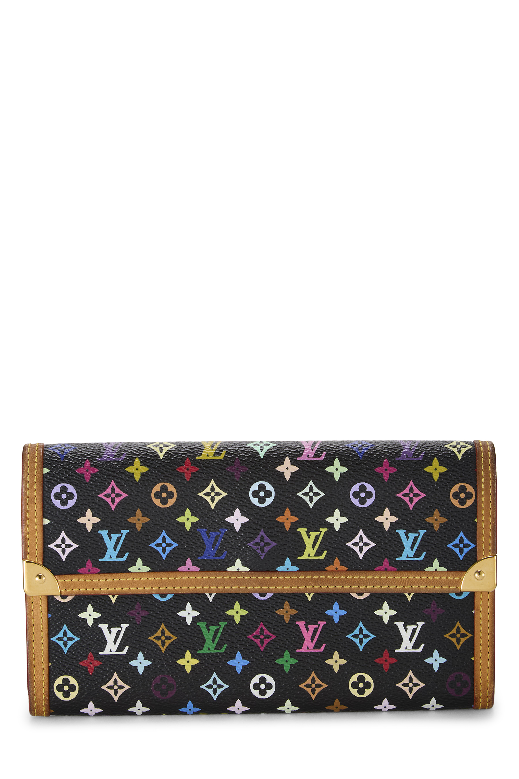 Women's Louis Vuitton Takashi Murakami x Louis Vuitton Black Monogram Multicolore International in Black