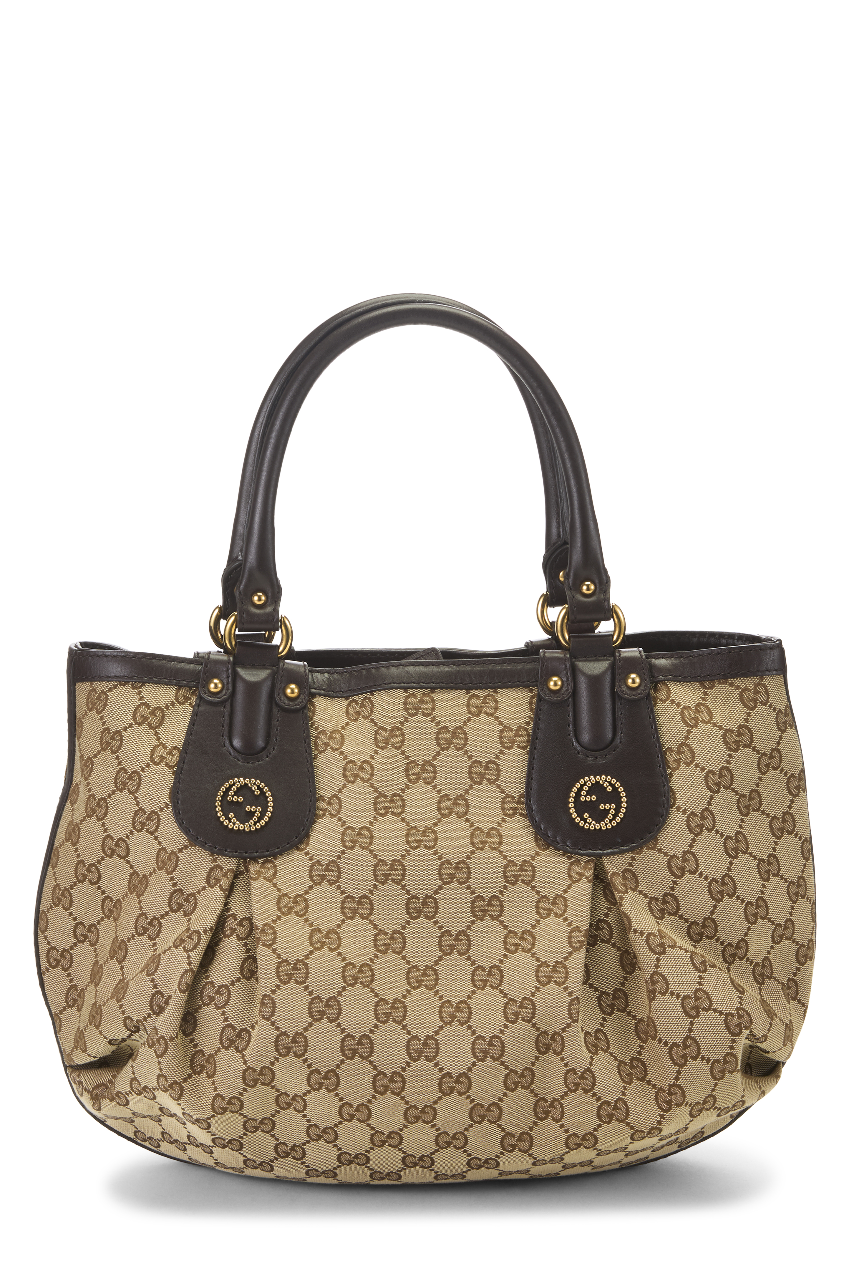 Women's Gucci Original GG Canvas Scarlett Tote in Brown