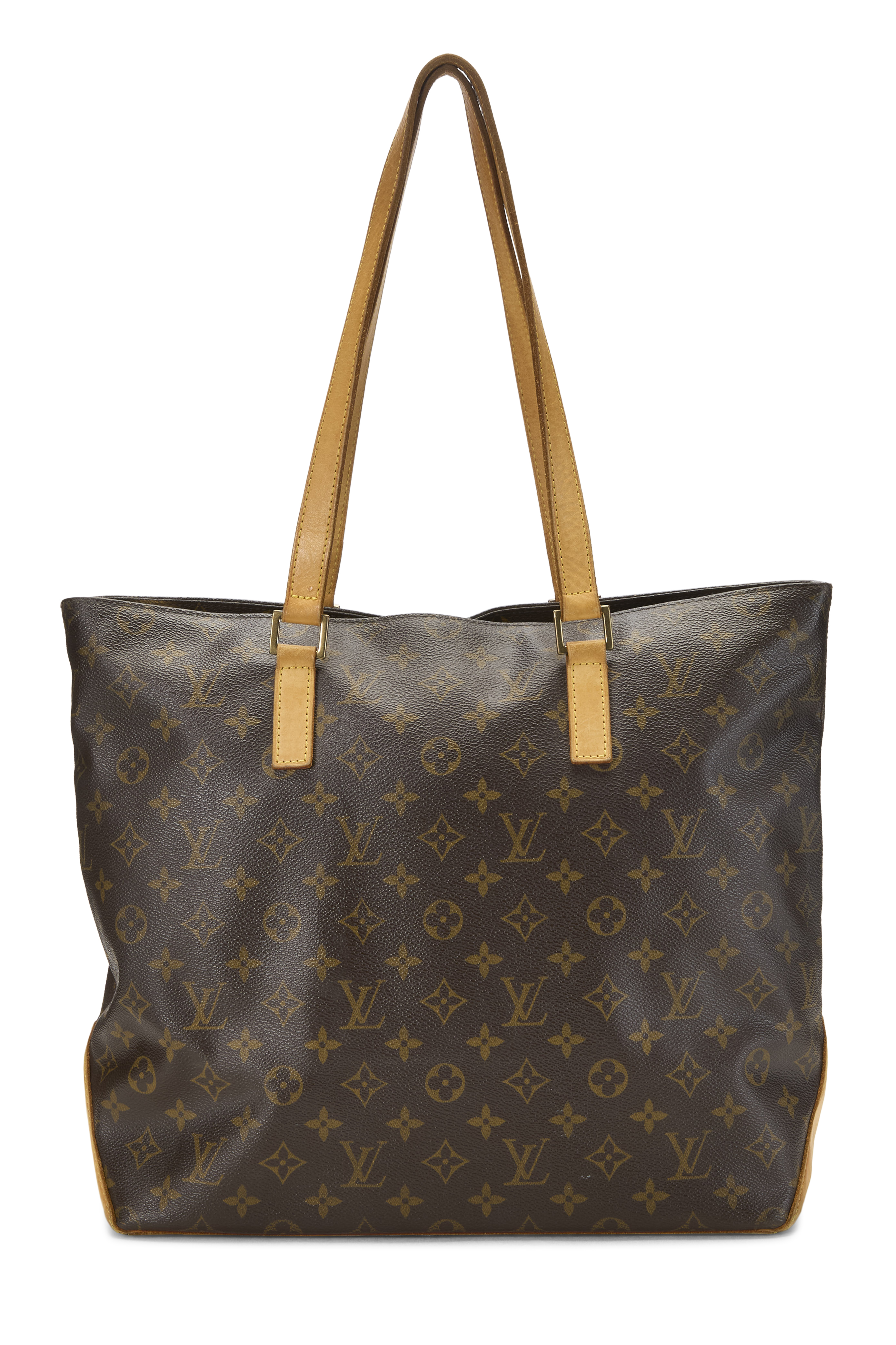 Women's Louis Vuitton Monogram Canvas Cabas Mezzo in Brown