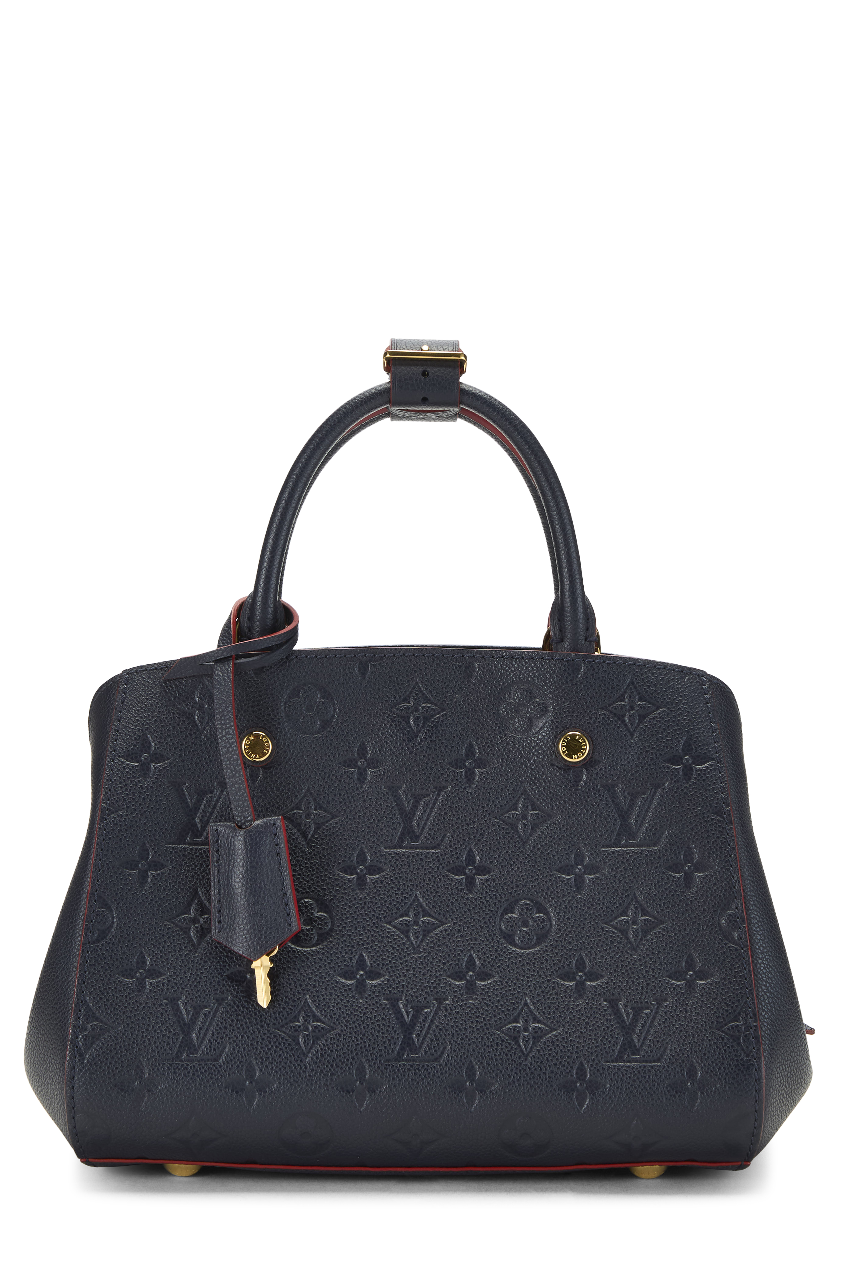 Women's Louis Vuitton Bleu Infini Monogram Empreinte Montaigne BB in Navy BB