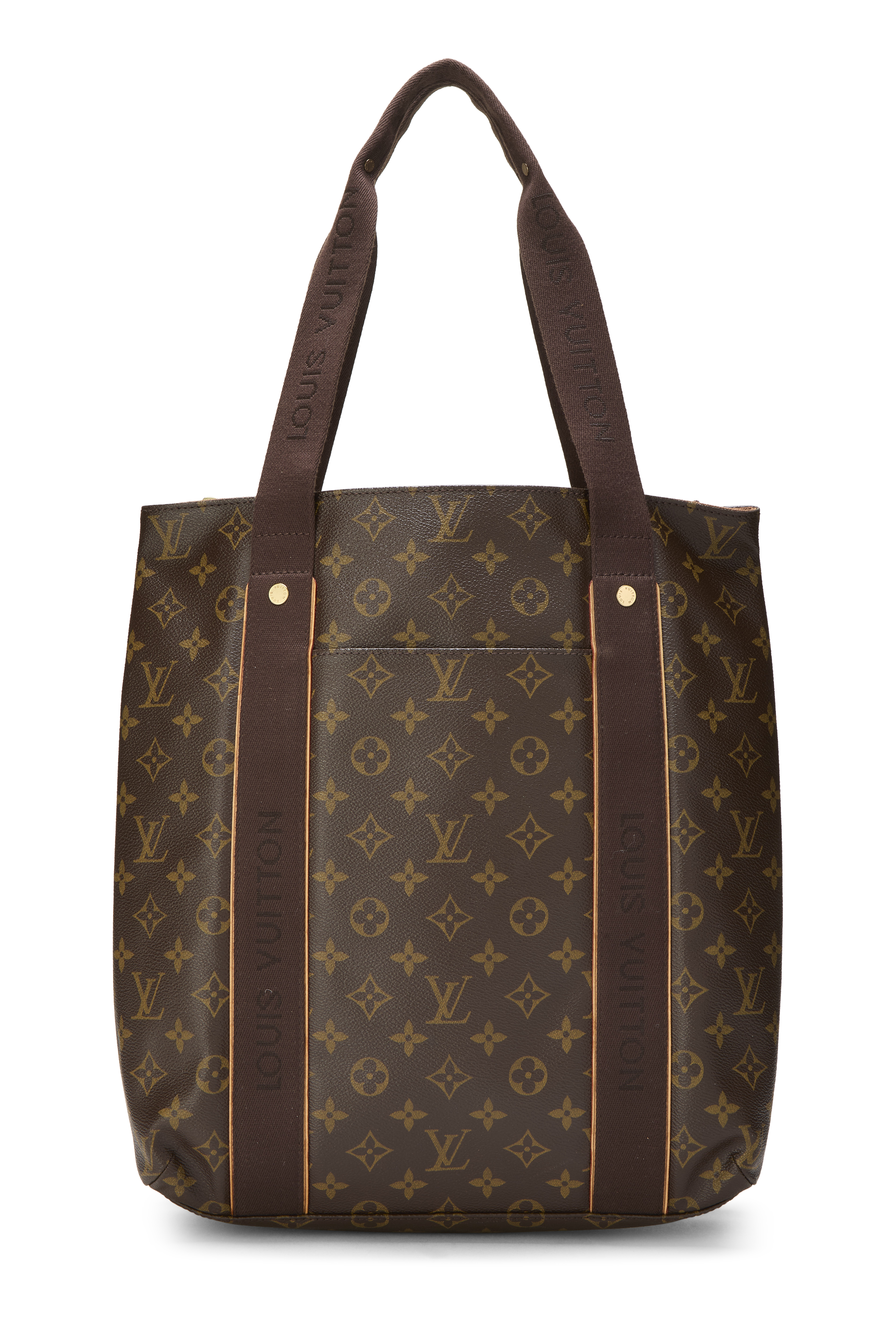 Women's Louis Vuitton Monogram Canvas Cabas Beaubourg in Brown