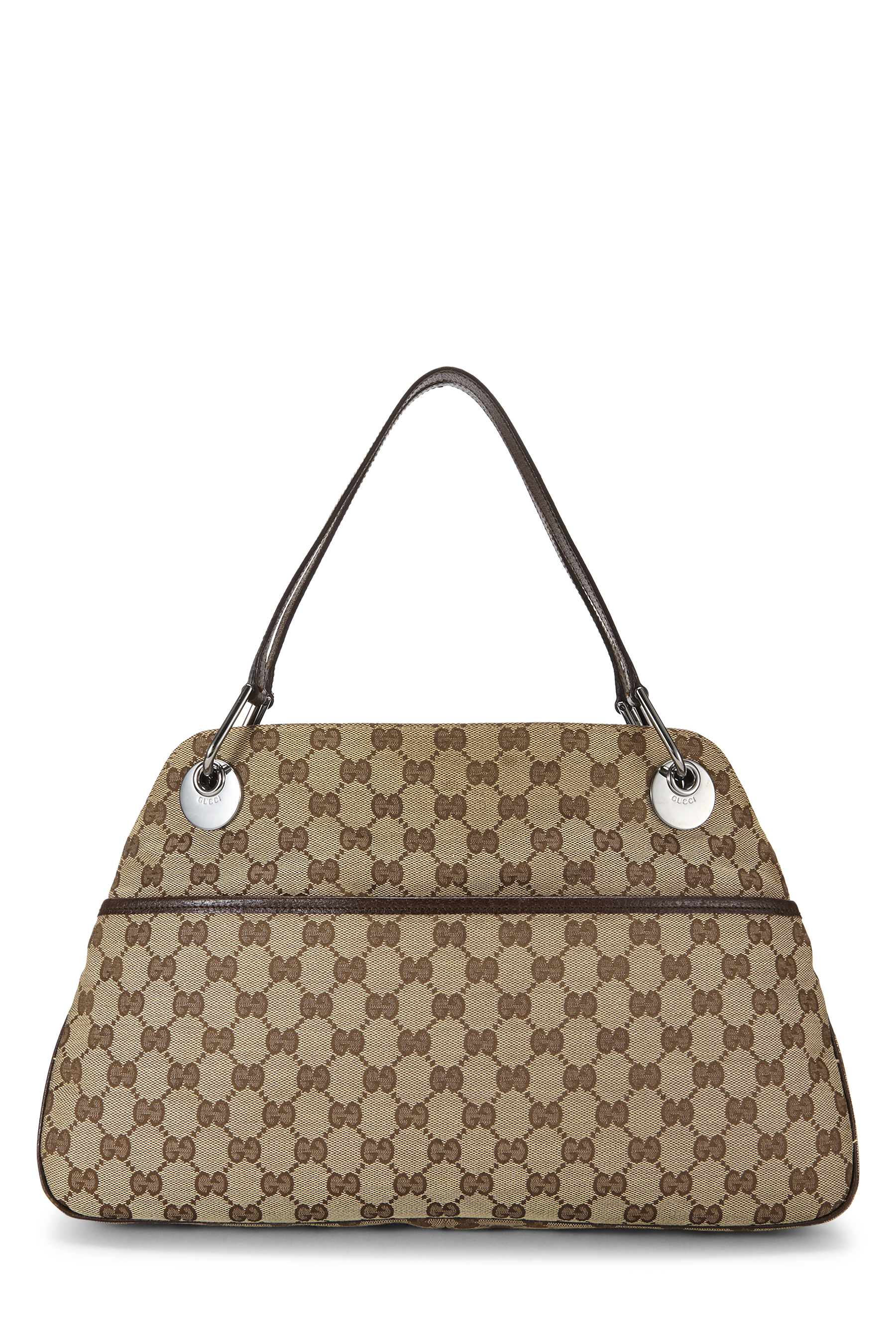 Women's Gucci Original GG Canvas Eclipse Tote Large in Brown Large