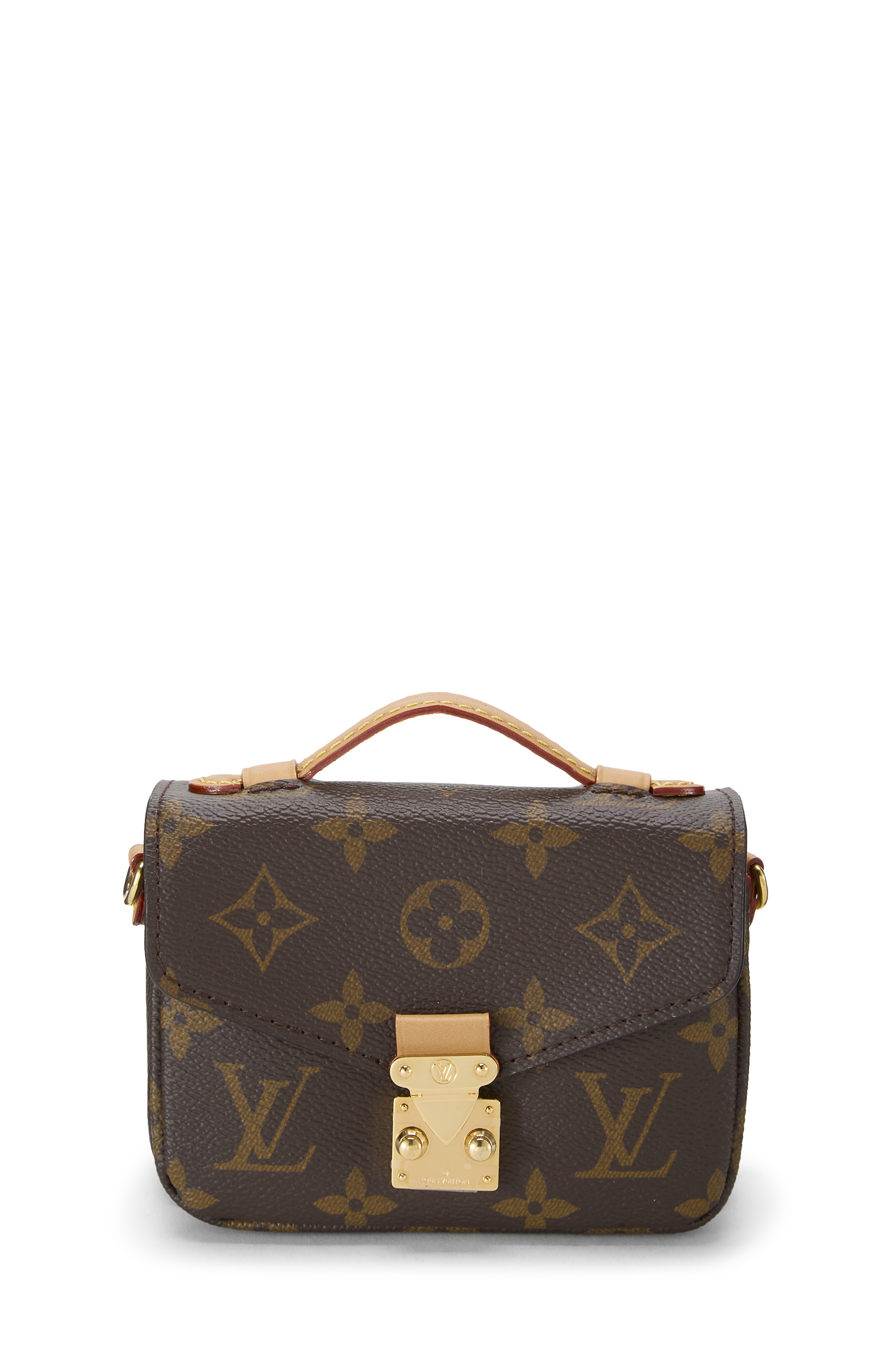 Women's Louis Vuitton Monogram Canvas Micro Metis in Brown