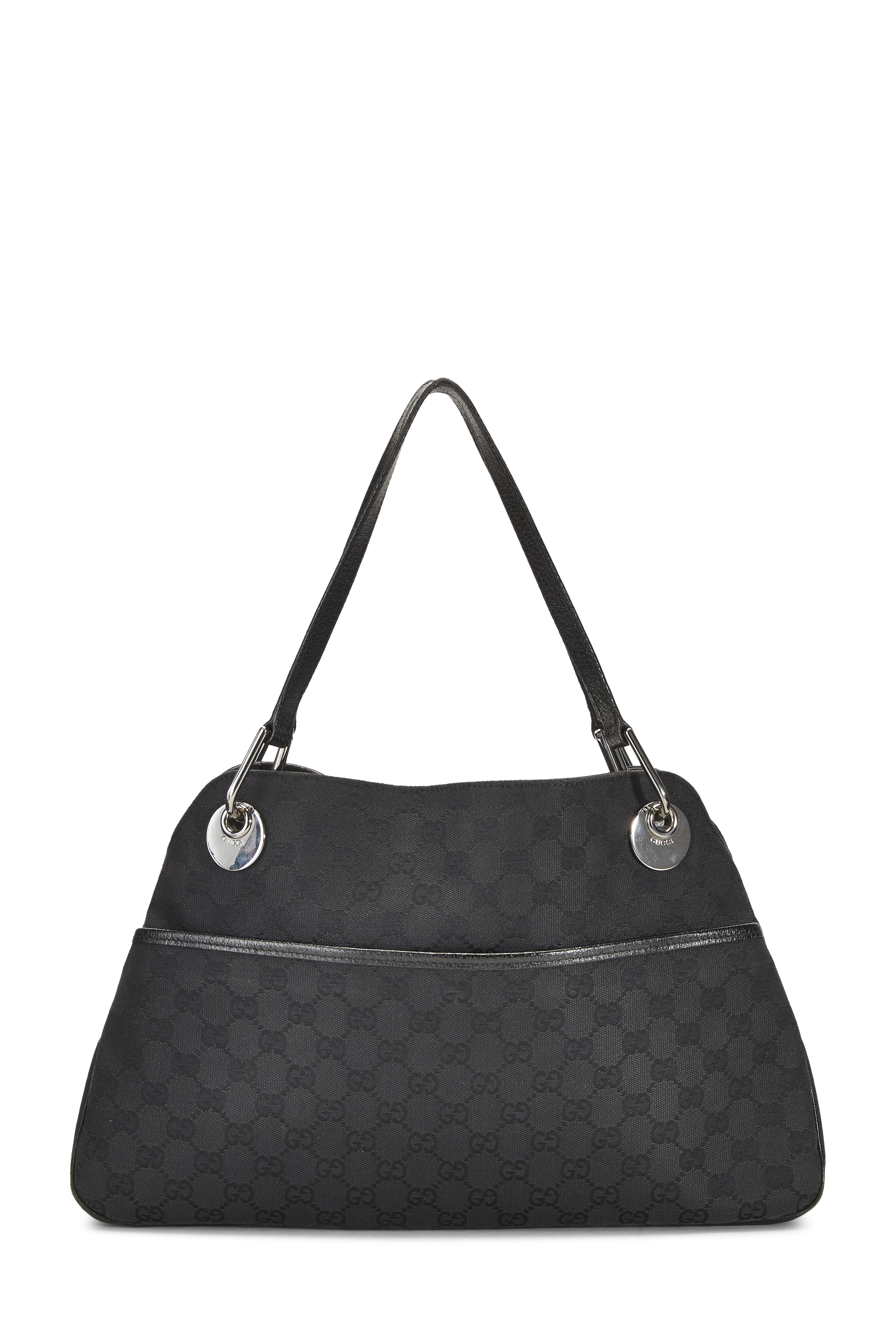 Women's Gucci Black GG Canvas Eclipse Tote Large in Black Large