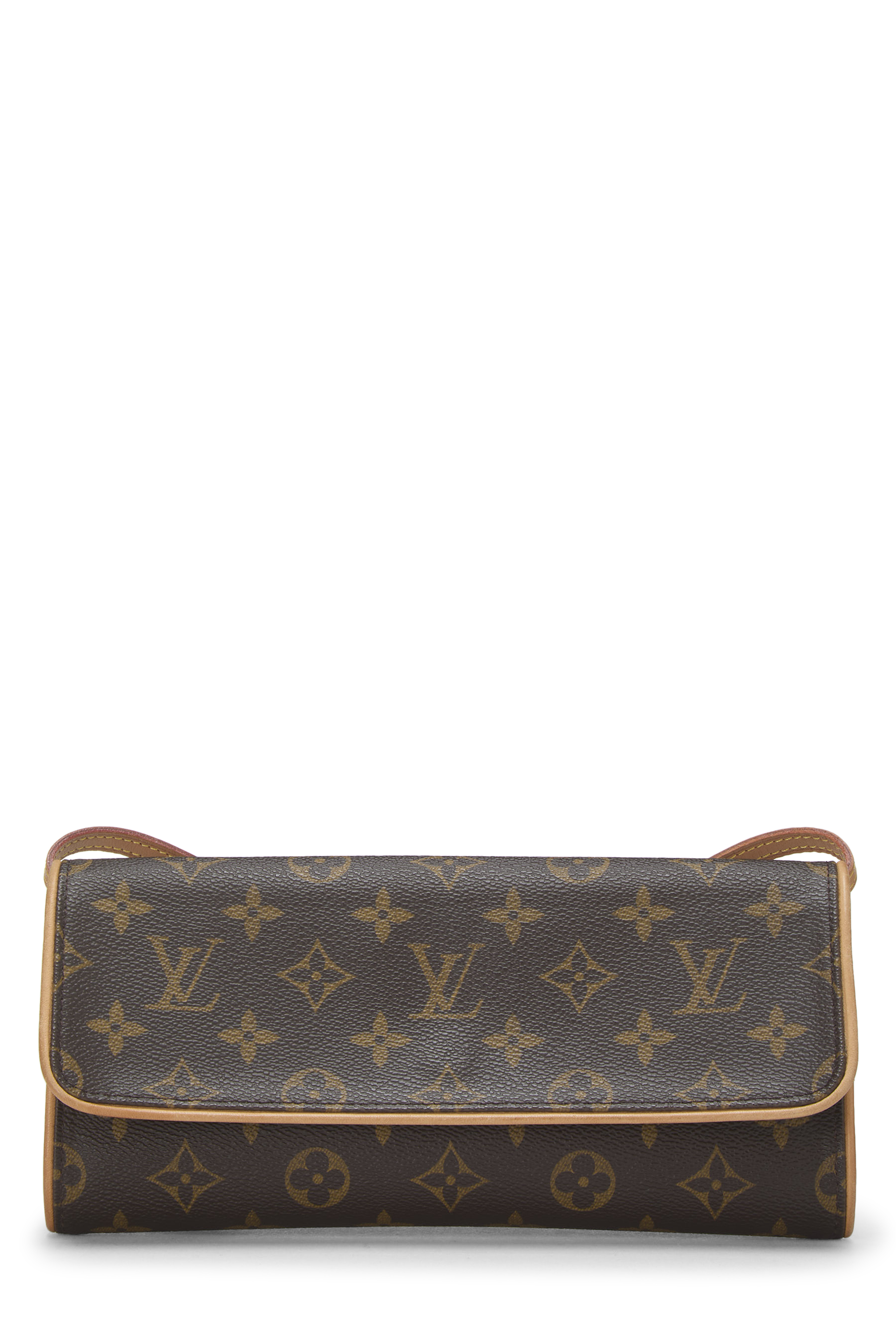 Women's Louis Vuitton Monogram Canvas Pochette Twin GM in Brown GM