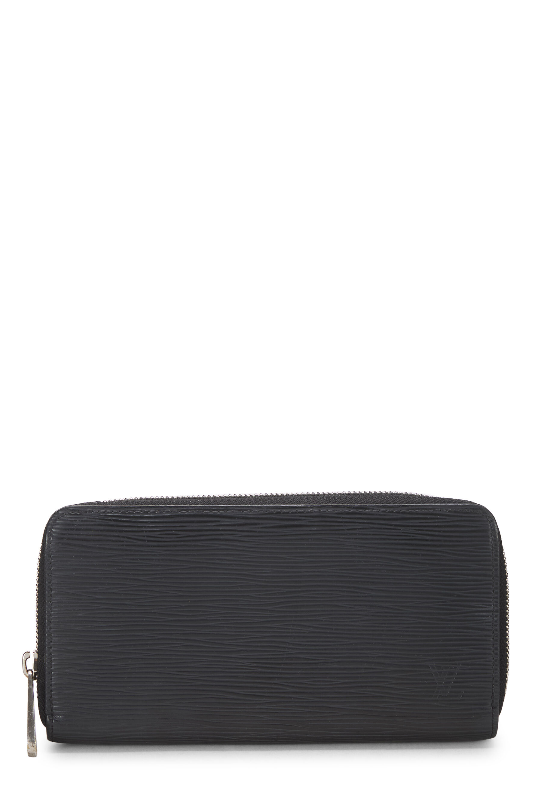 Women's Louis Vuitton Black Epi Zippy Wallet in Black