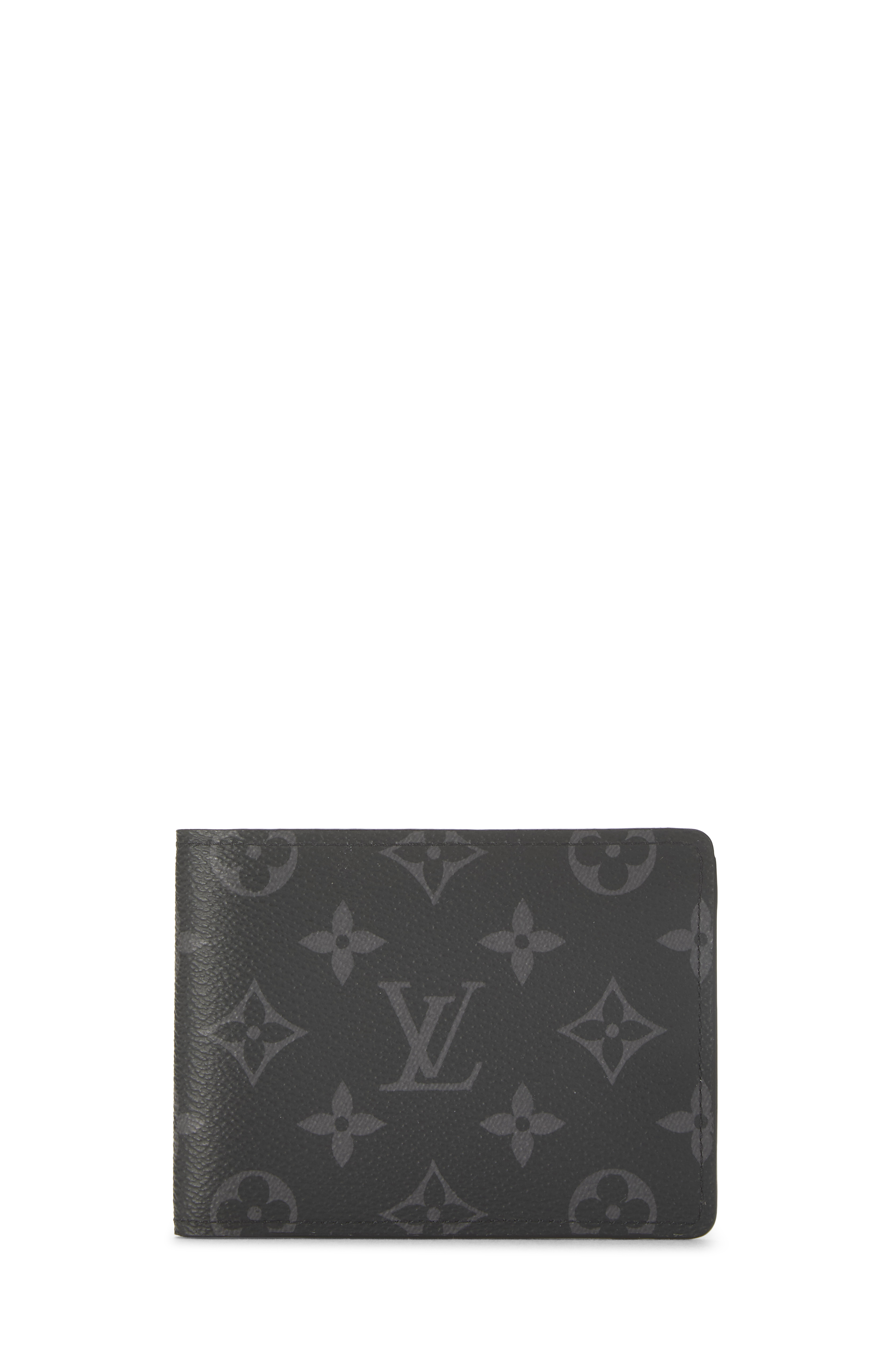 Women's Louis Vuitton Monogram Eclipse Multiple Wallet in Black