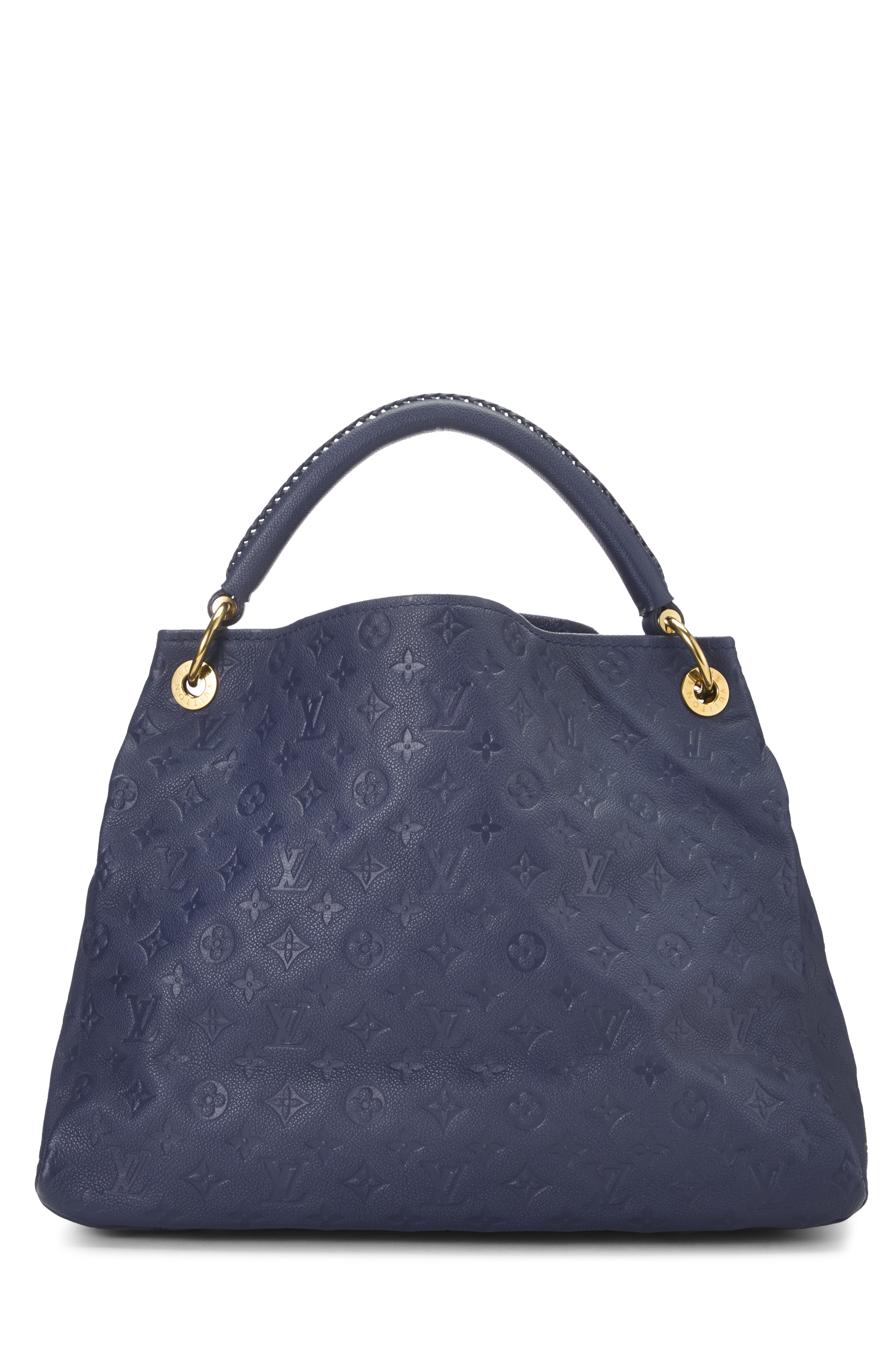 Women's Louis Vuitton Navy Monogram Empreinte Artsy MM in Blue MM