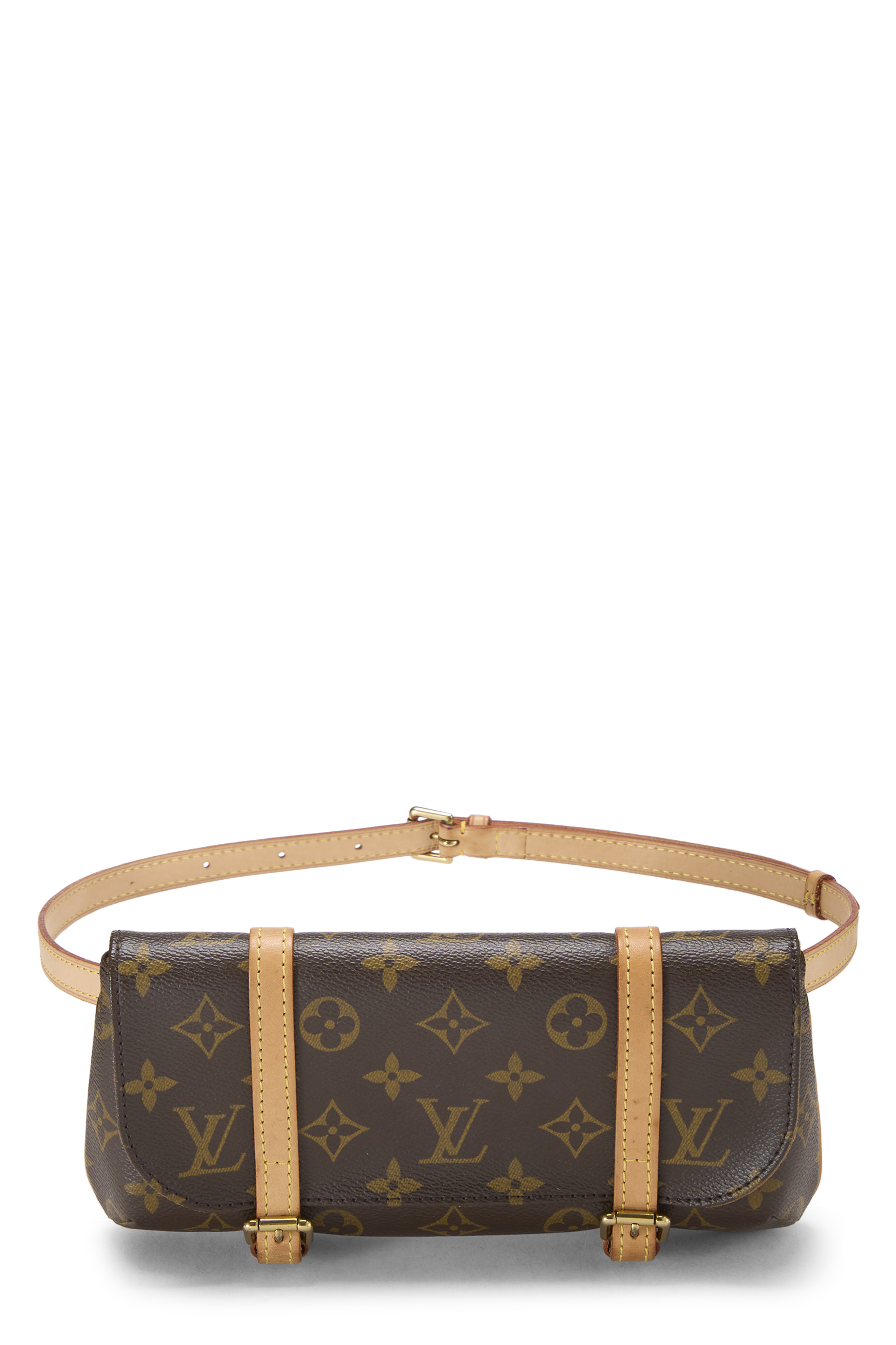 Women's Louis Vuitton Monogram Canvas Pochette Marelle in Brown