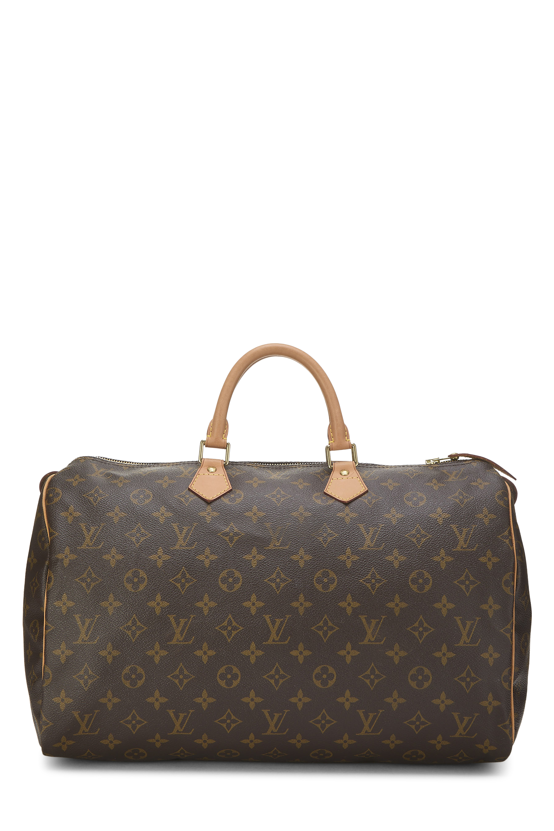 Women's Louis Vuitton Monogram Canvas Speedy 40 in Brown