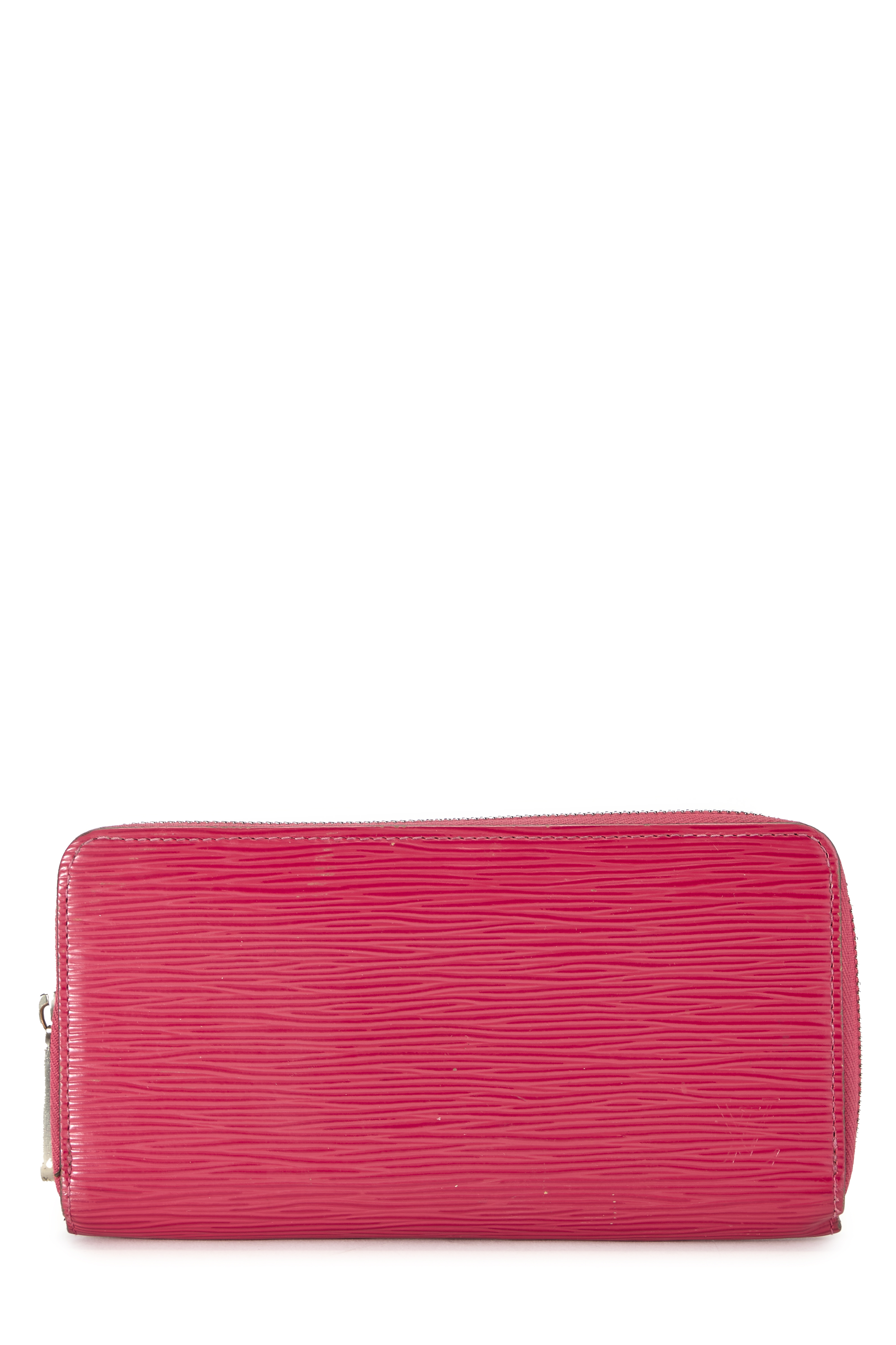 Women's Leather Louis Vuitton Coquelicot Epi Zippy Wallet in Pink