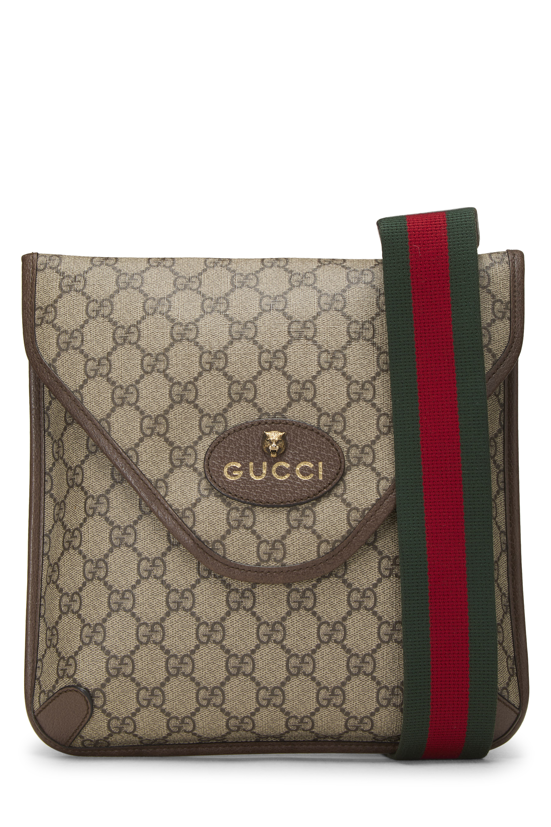 Women's Gucci Original GG Supreme Canvas Neo Vintage Messenger Medium in Brown Medium