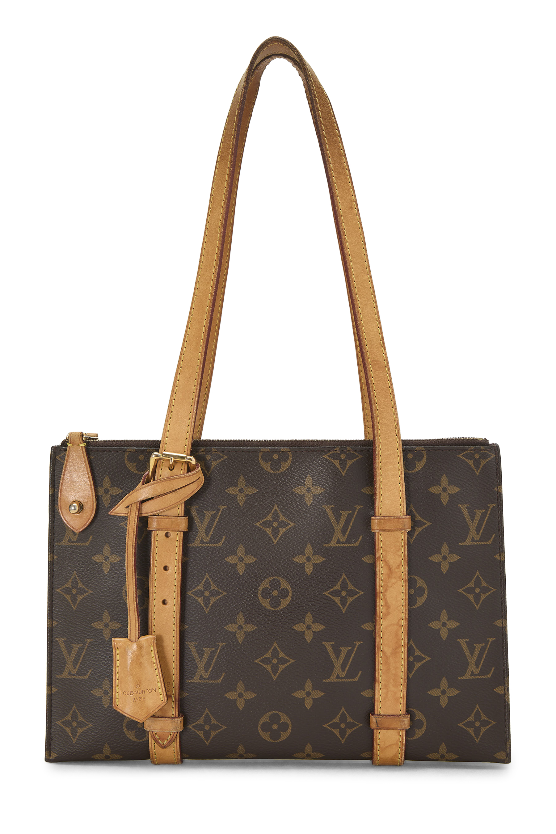 Women's Microfiber Louis Vuitton Monogram Canvas Carrousel in Brown
