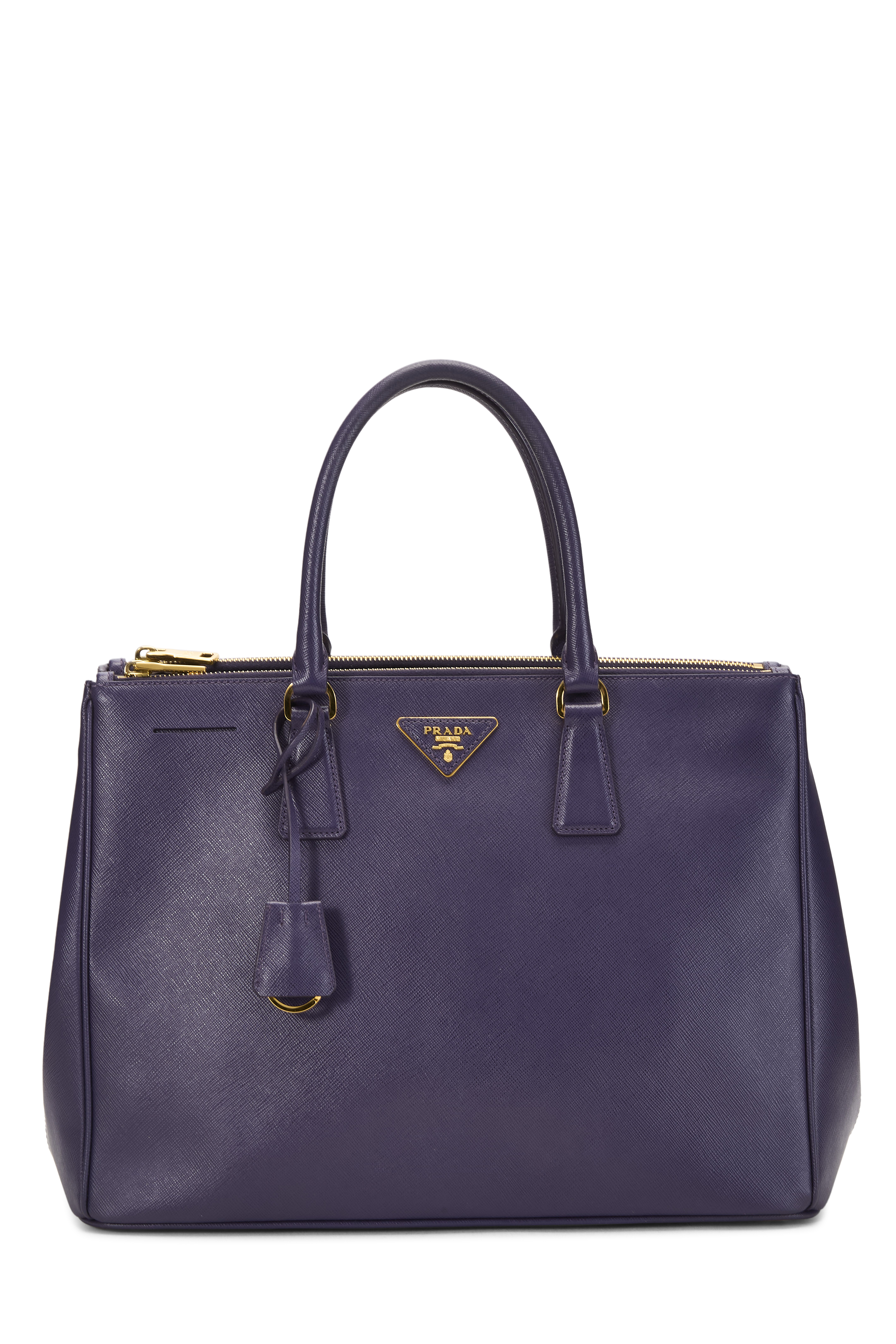 Women's Prada Purple Saffiano Executive Tote Large