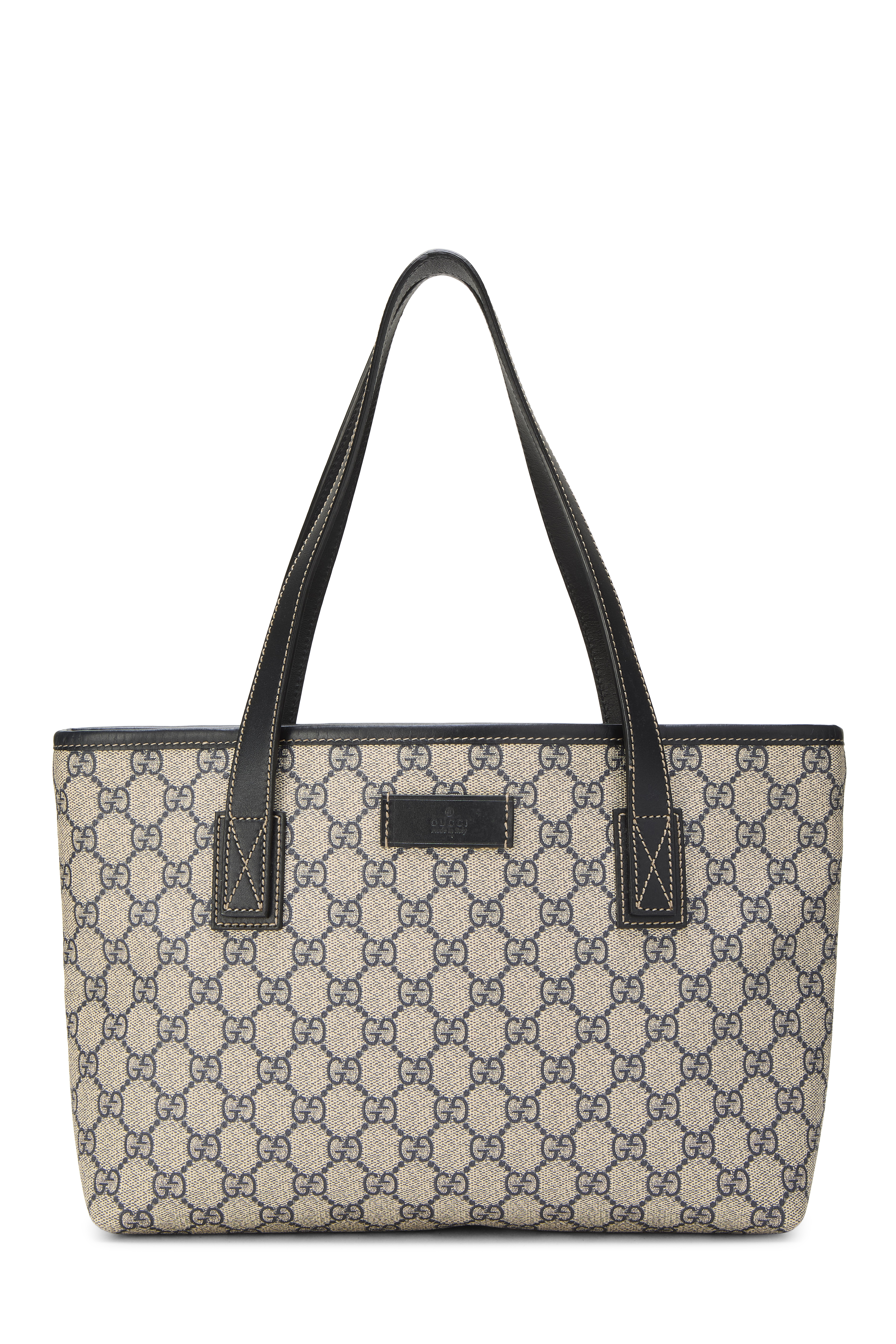 Women's Gucci Navy Original GG Supreme Canvas Tote Small in Navy Small