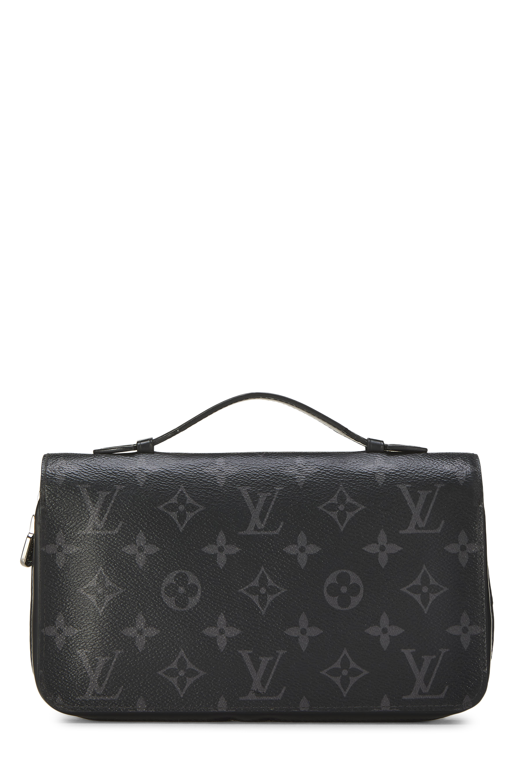 Women's Louis Vuitton Black Monogram Eclipse Zippy XL in Black