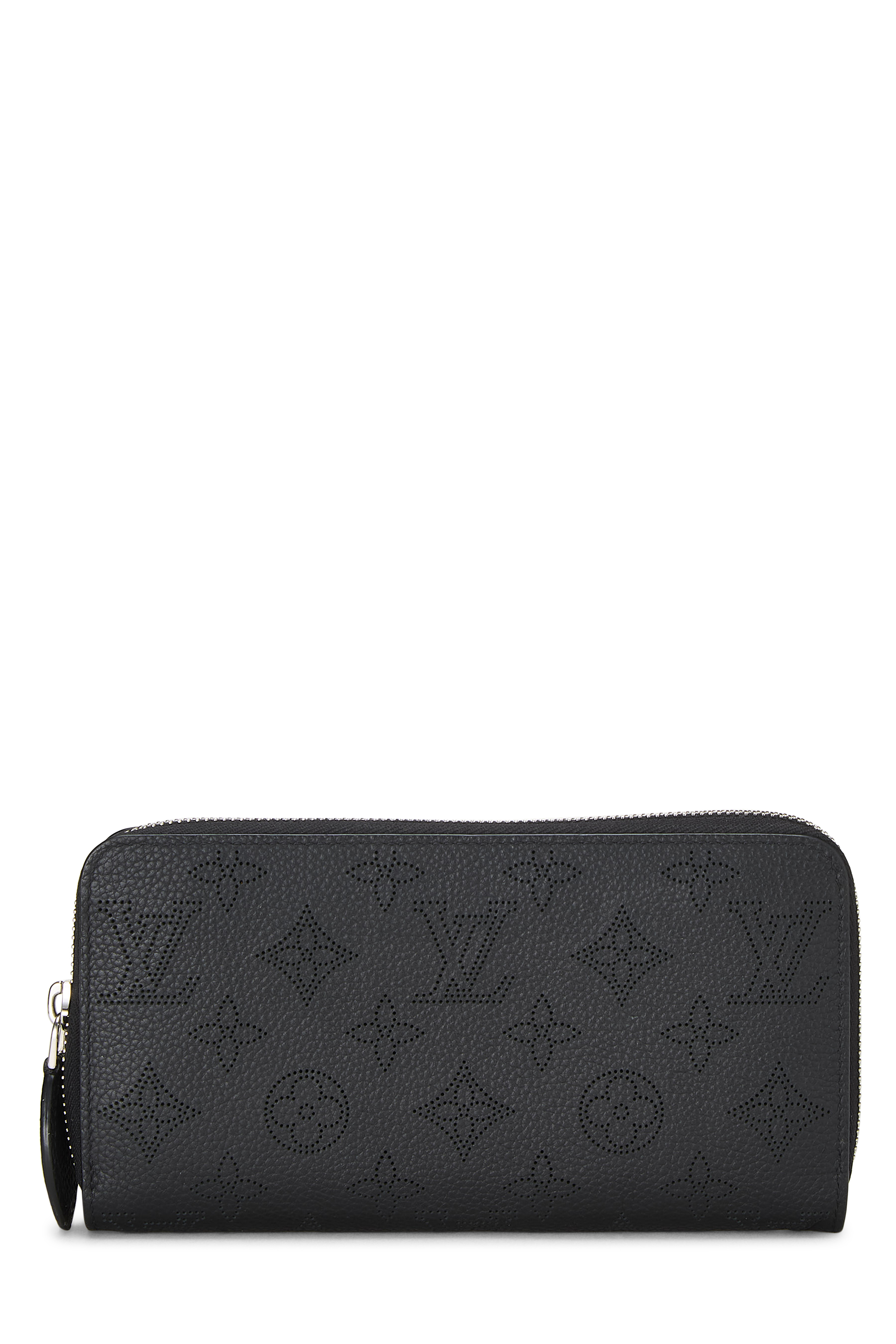 Women's Louis Vuitton Black Monogram Mahina Zippy in Black