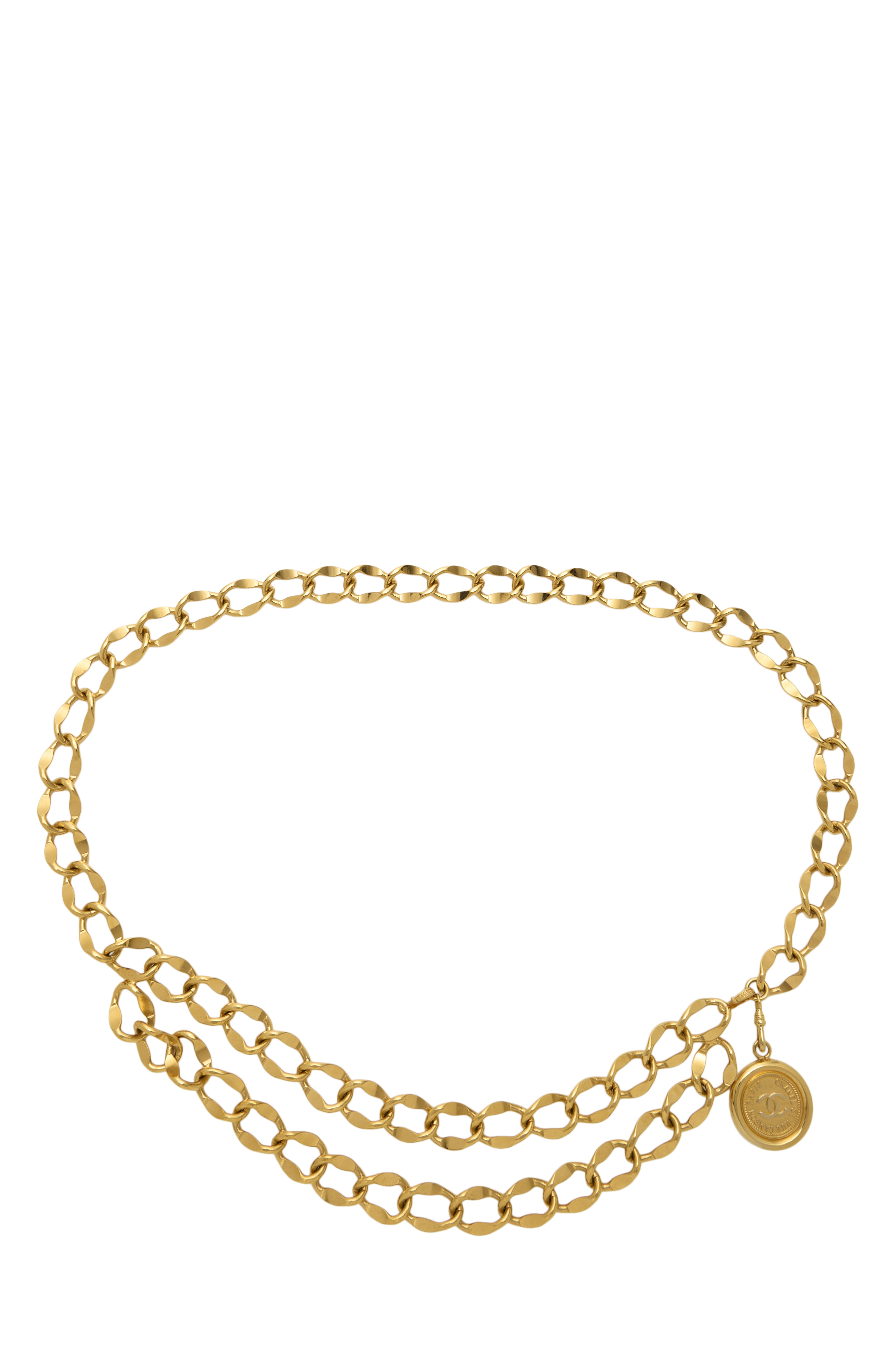 Women's Chanel Gold 'CC' Chain Belt 2 in Gold