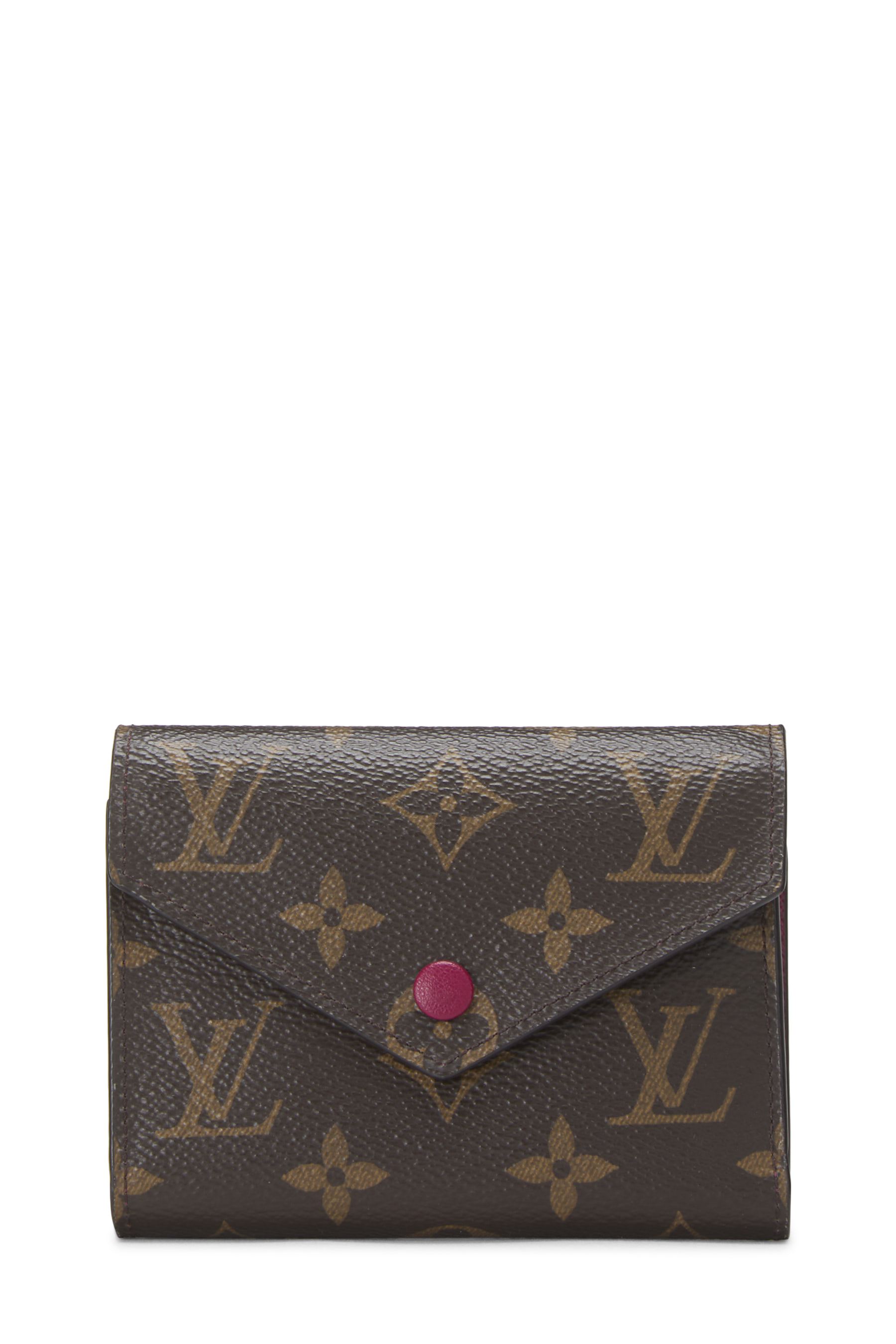 Women's Louis Vuitton Purple Monogram Canvas Victorine Wallet in Purple