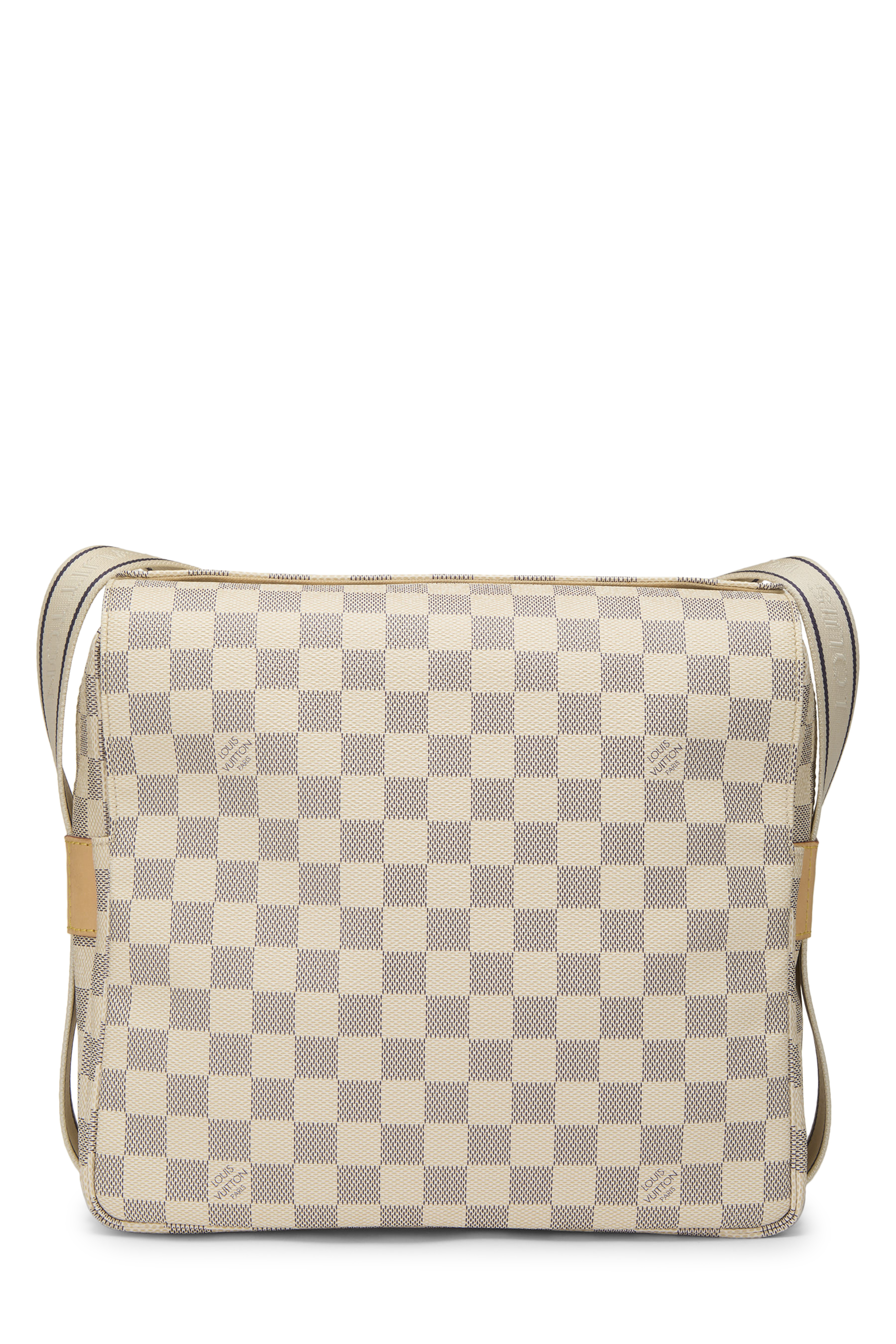 Women's Louis Vuitton Damier Azur Naviglio in White