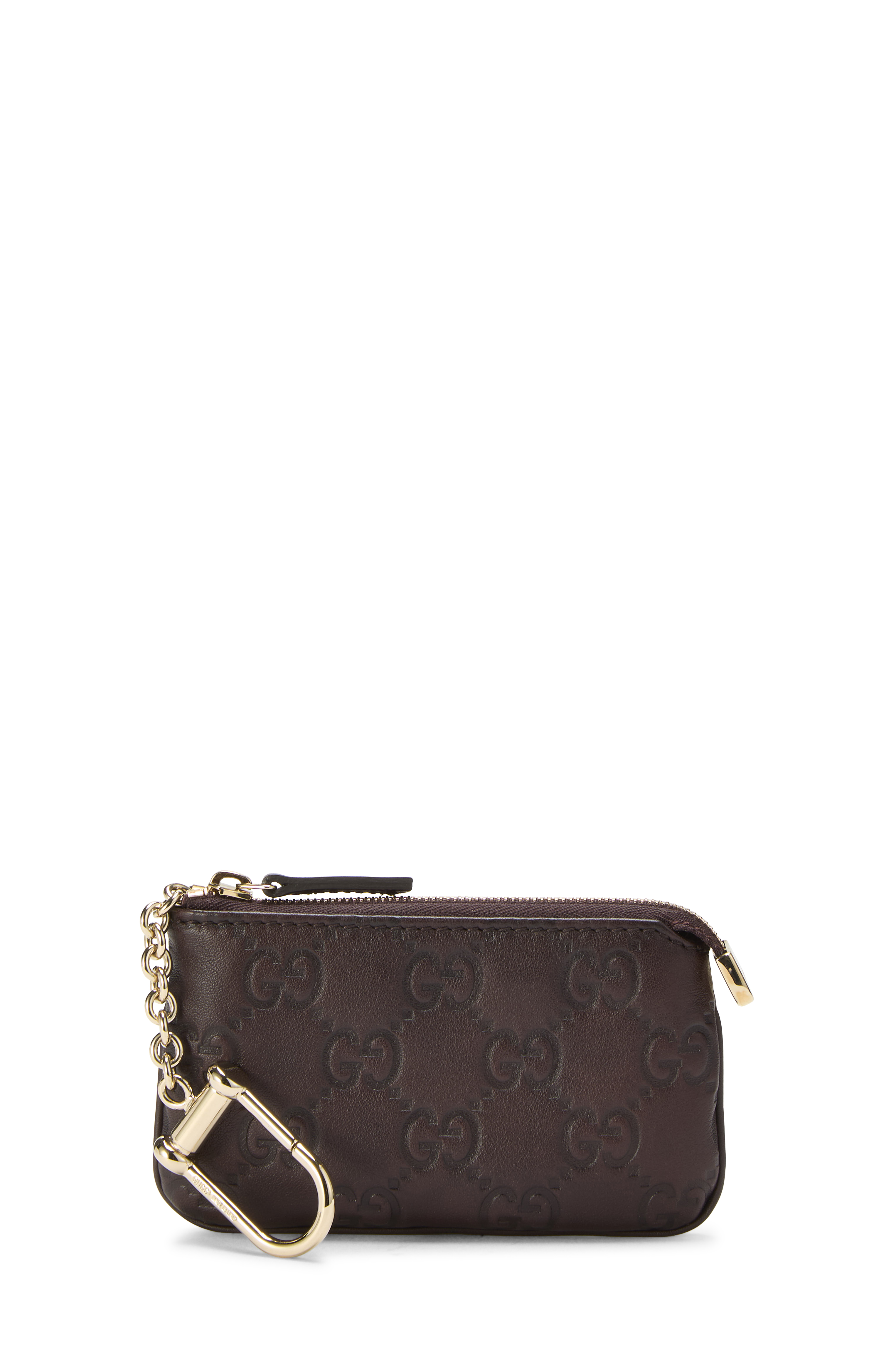 Women's Gucci Brown Guccissima Key Holder in Brown