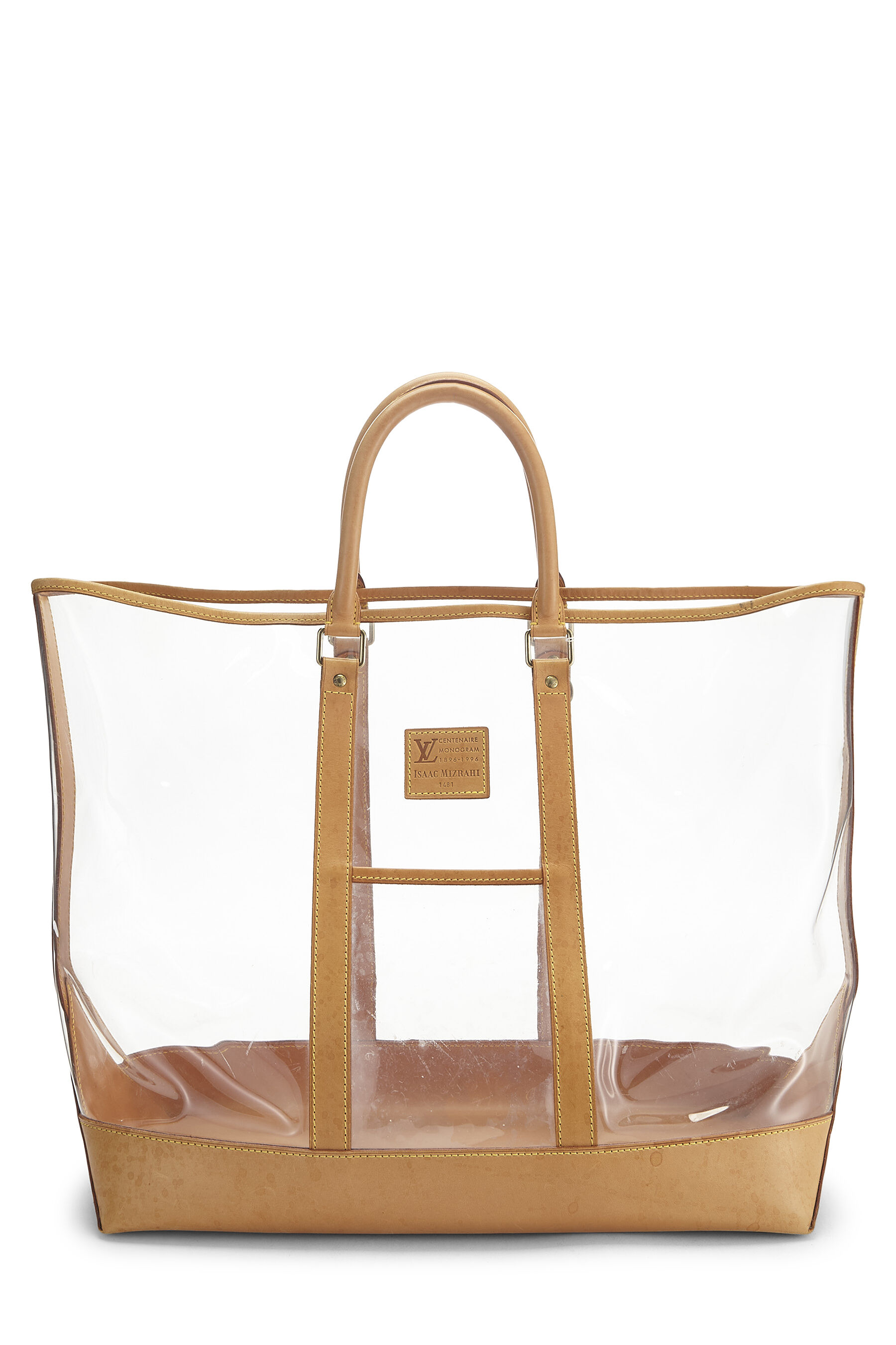 Women's Louis Vuitton Isaac Mizrahi x Louis Vuitton Clear Vinyl Sac Weekender in Clear