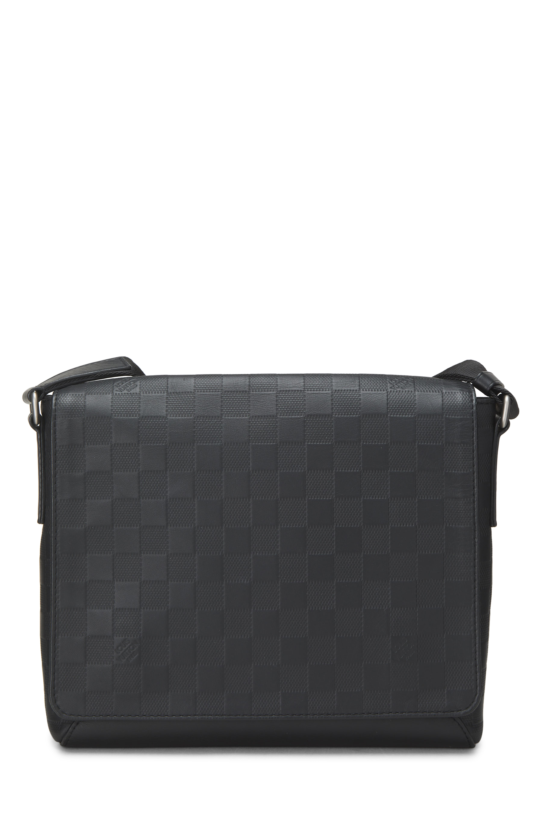 Women's Louis Vuitton Black Damier Infini District PM in Black PM