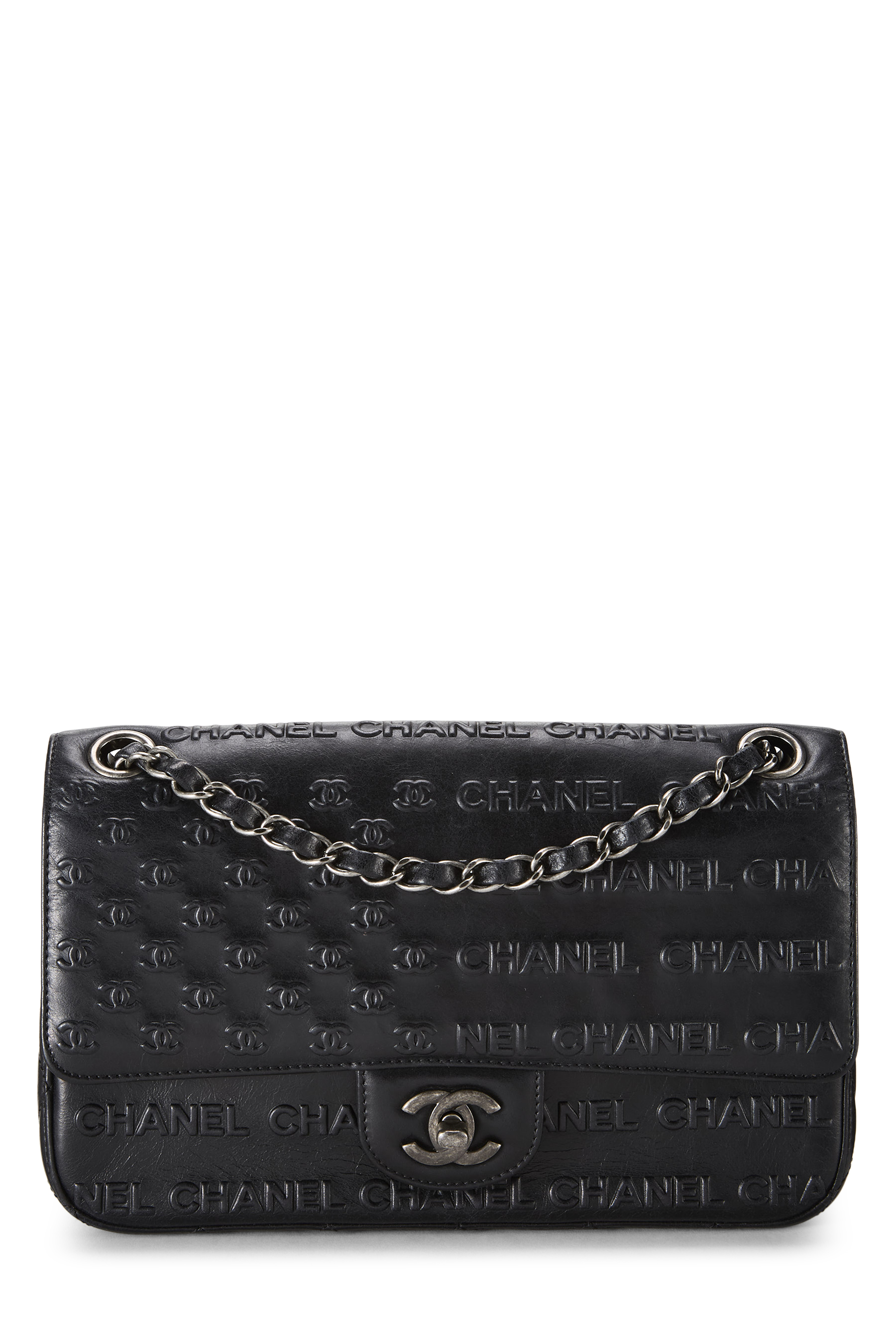 Women's Chanel Paris-Dallas Black Leather Old Glory Flap Bag in Black