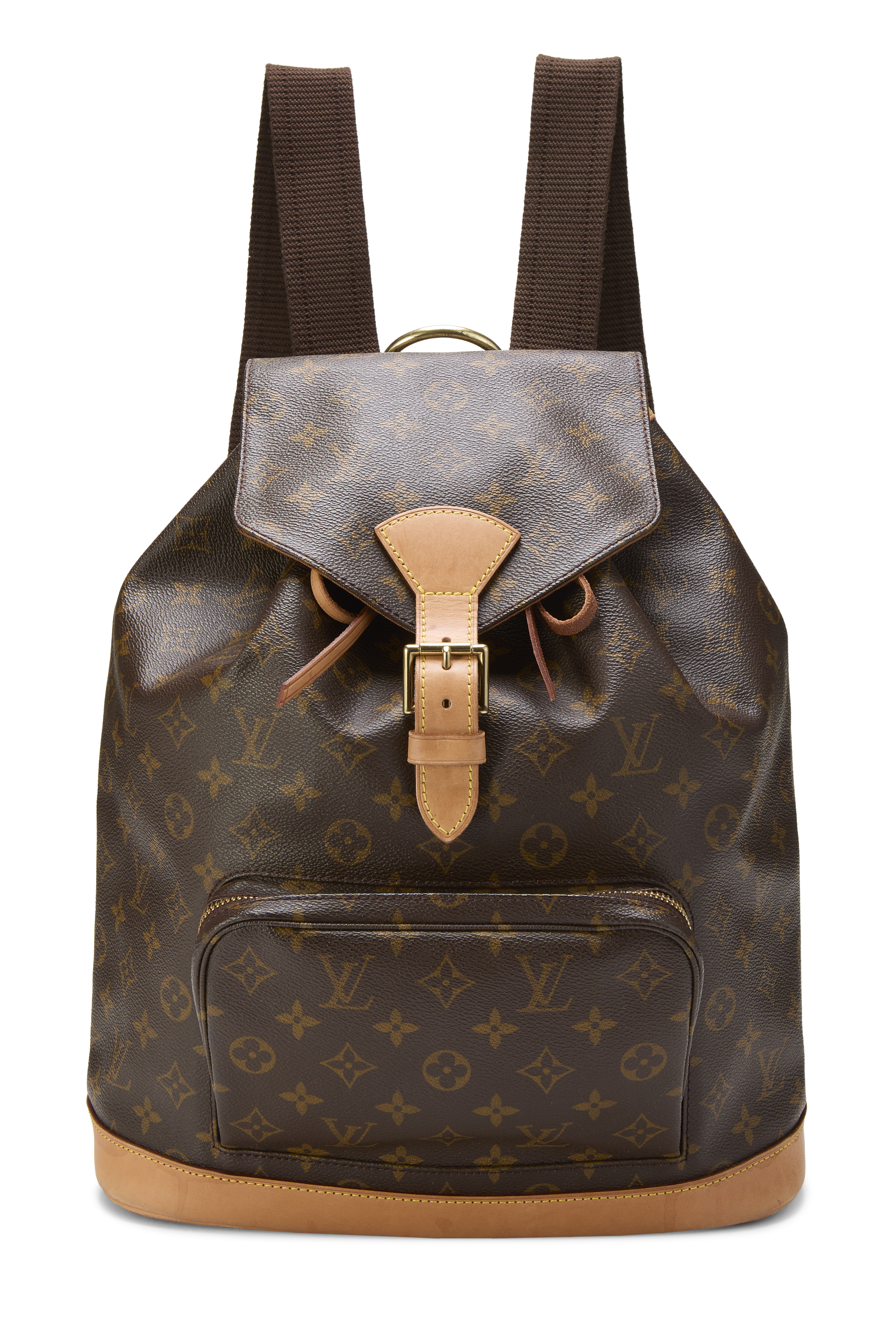 Women's Louis Vuitton Monogram Canvas Montsouris GM in Brown GM