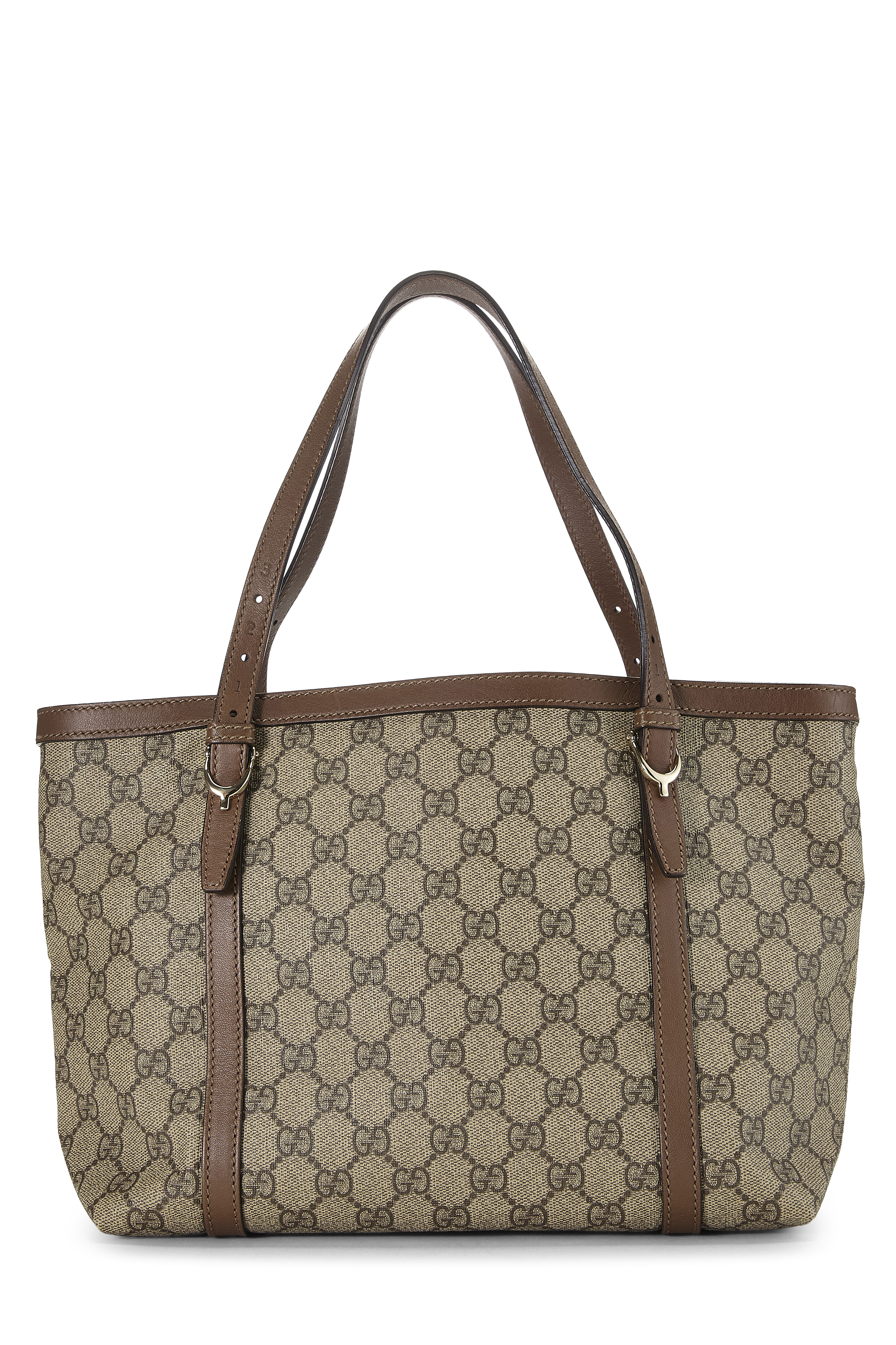Women's Gucci Original GG Supreme Canvas Nice Tote Small in Brown Small