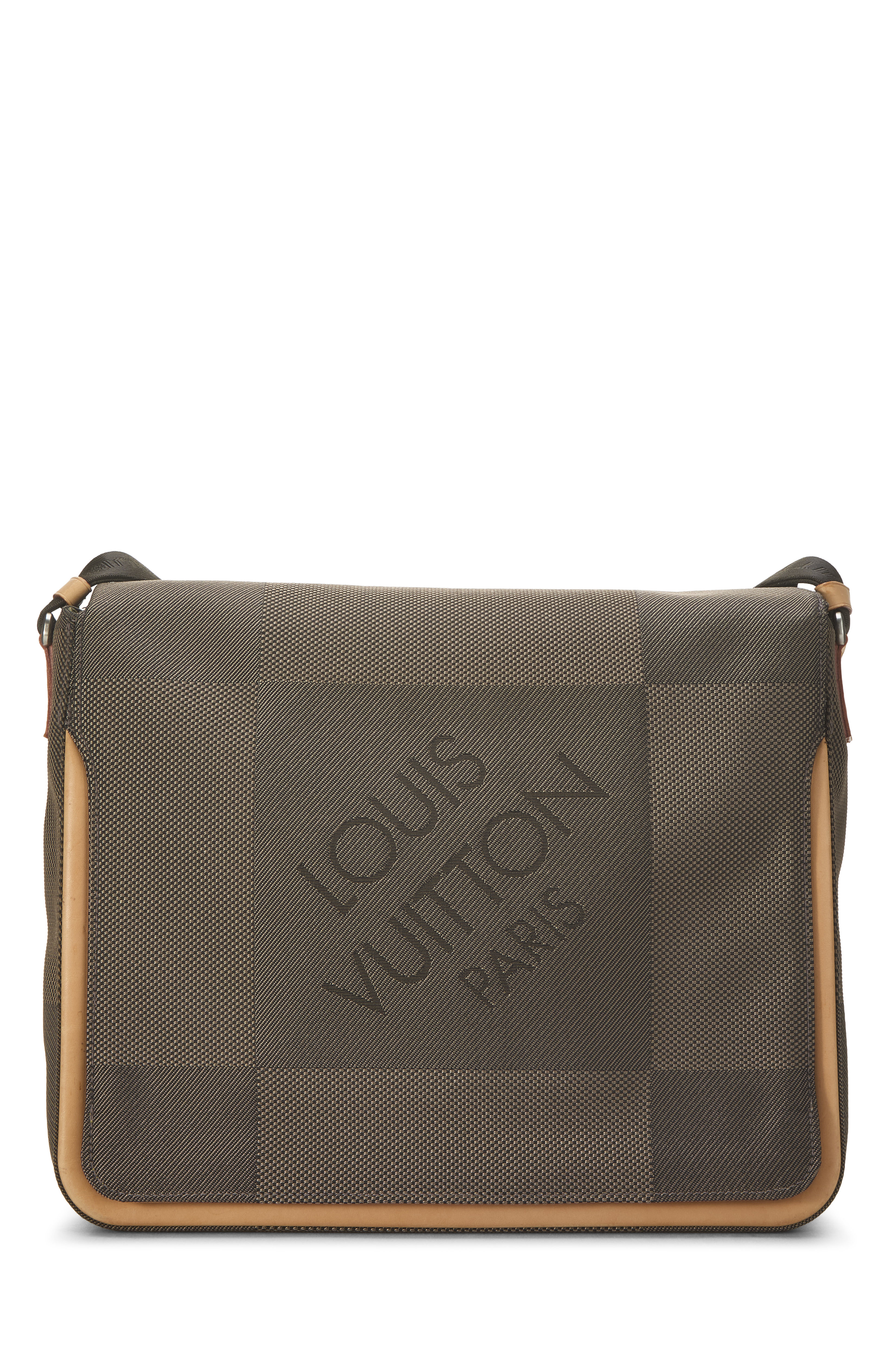 Women's Louis Vuitton Green Damier Geant Messenger in Green