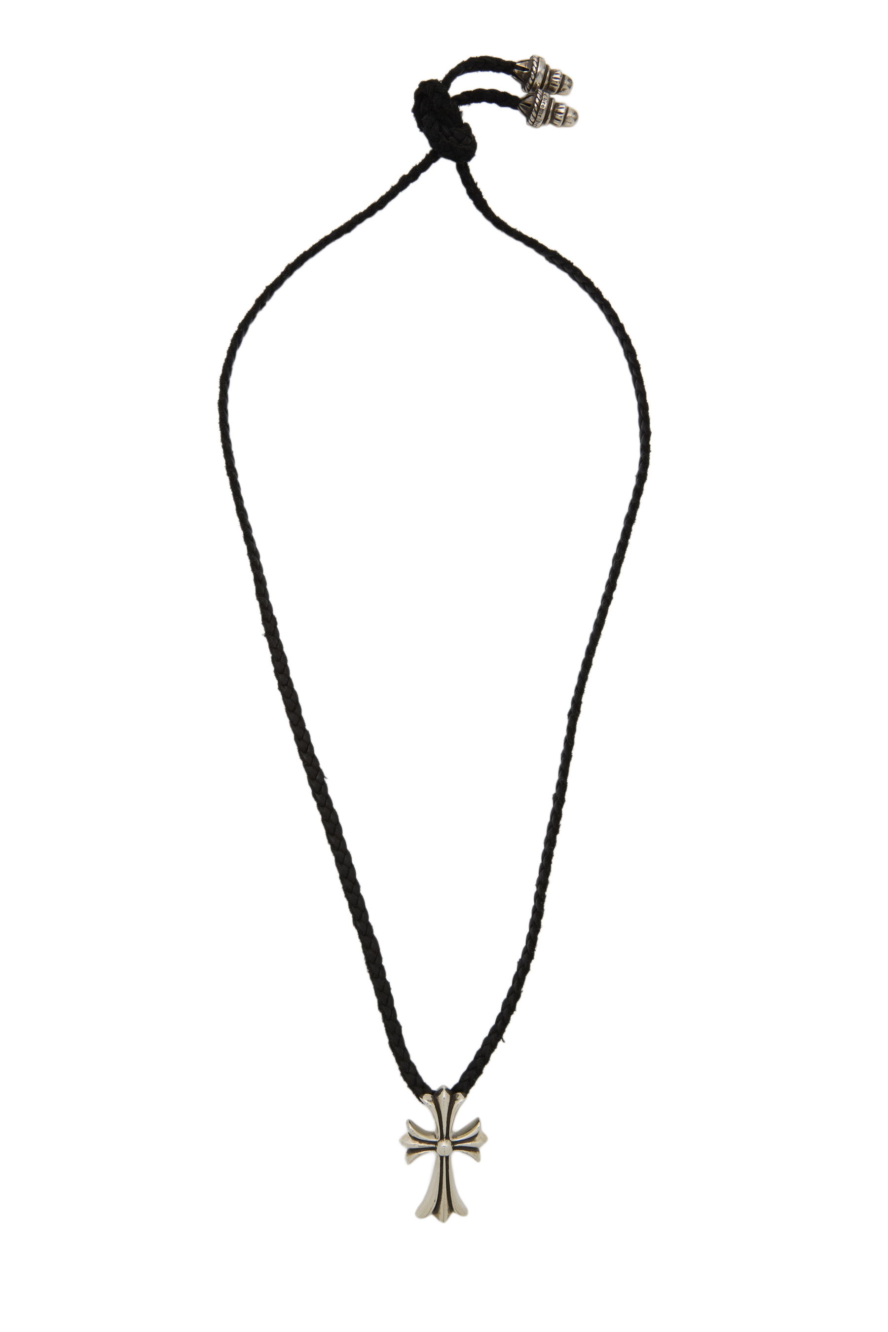 Women's Chrome Hearts Sterling Silver Cross Necklace in Silver