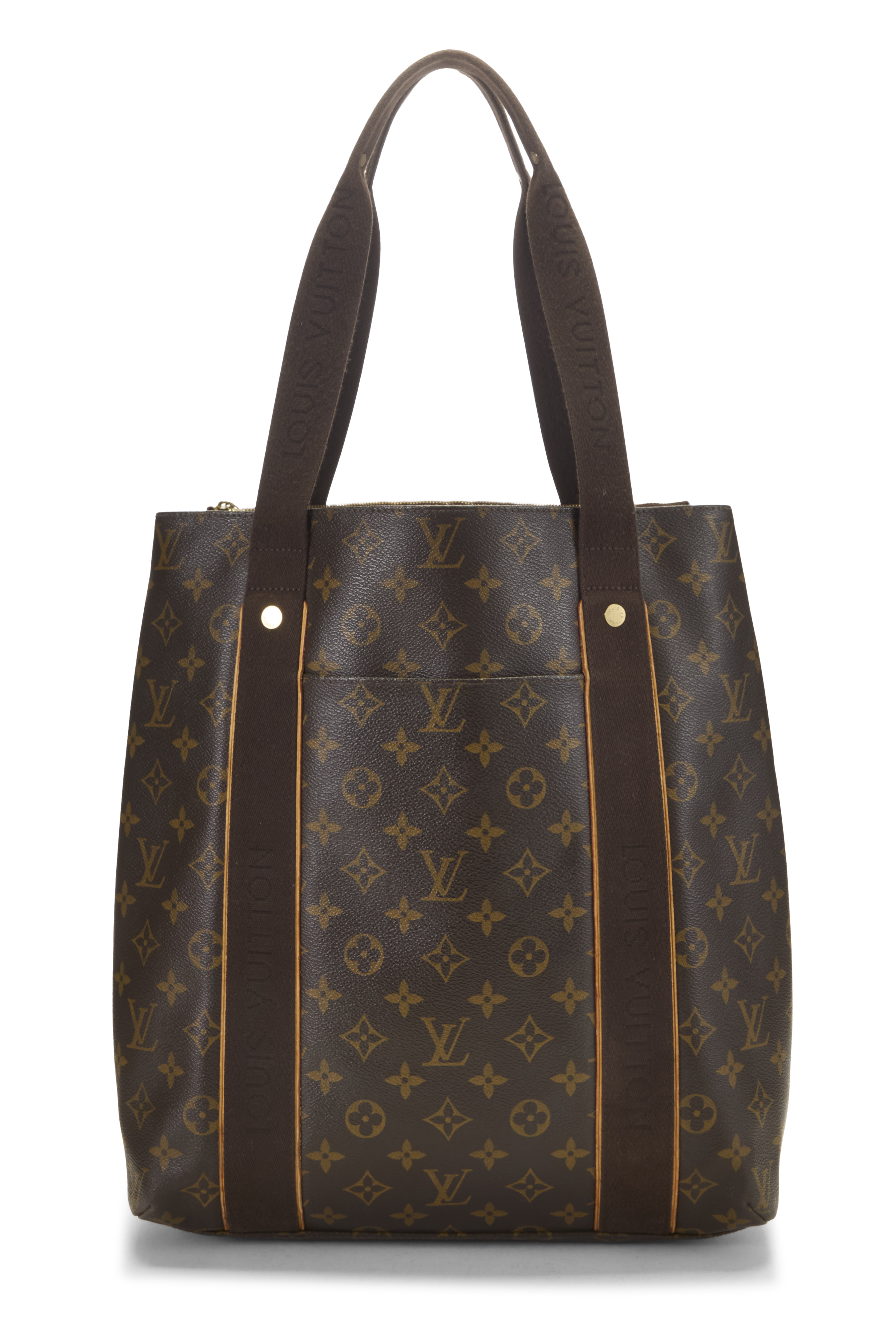 Women's Louis Vuitton Monogram Canvas Cabas Beaubourg in Brown
