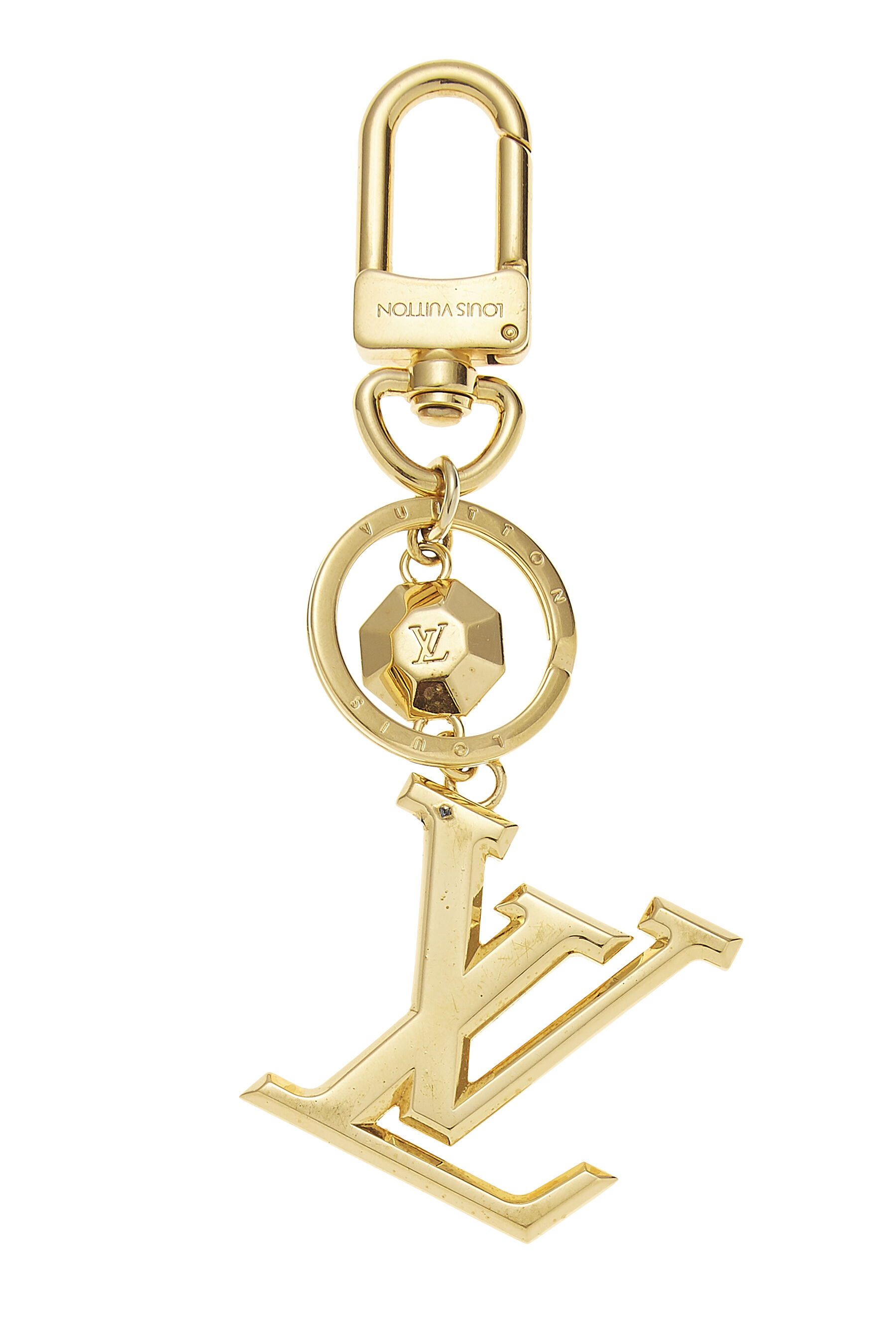 Louis Vuitton - Gold Monogram Facettes Key Holder