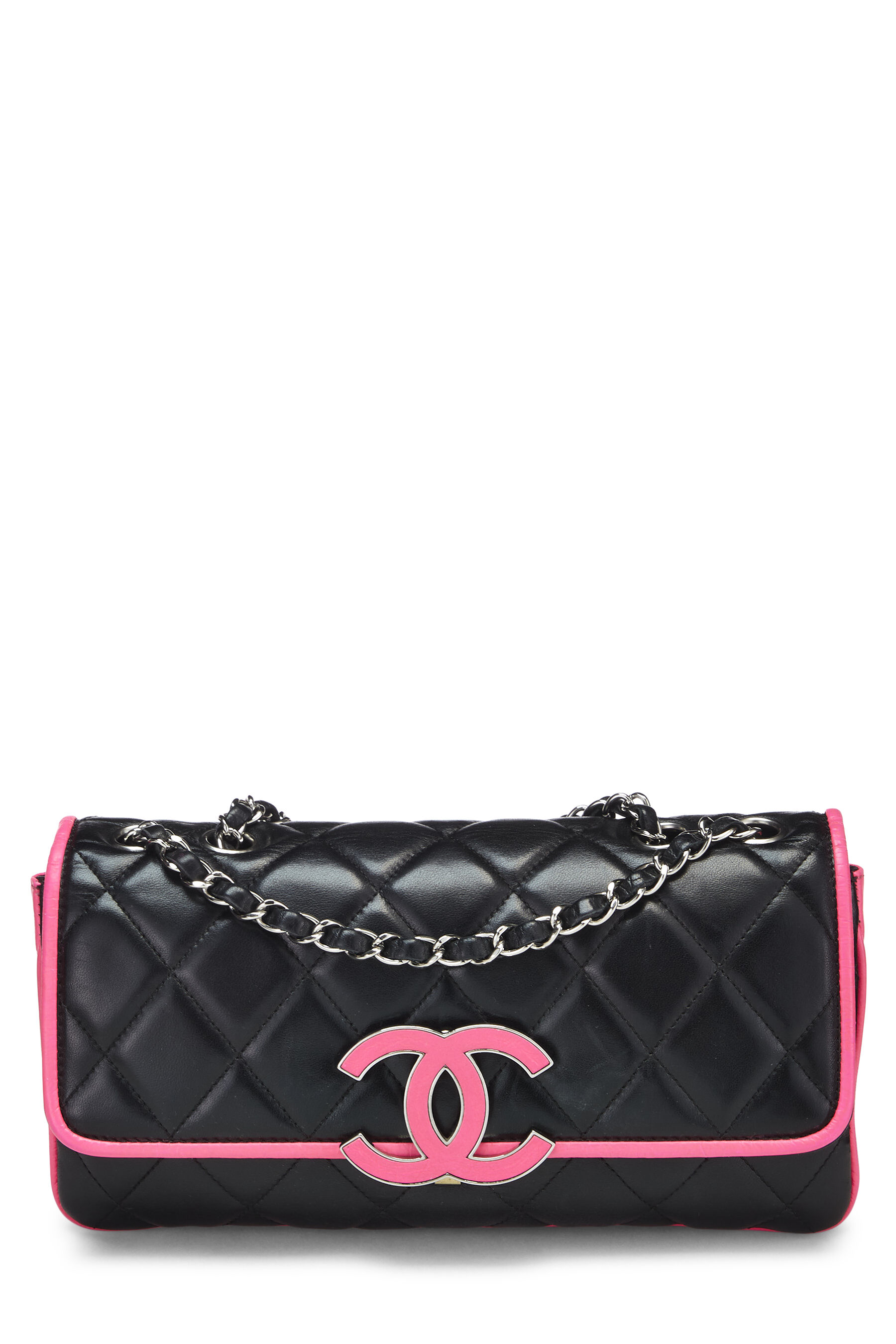 Chanel - Pink Quilted Calfskin Divine Flap Bag Medium