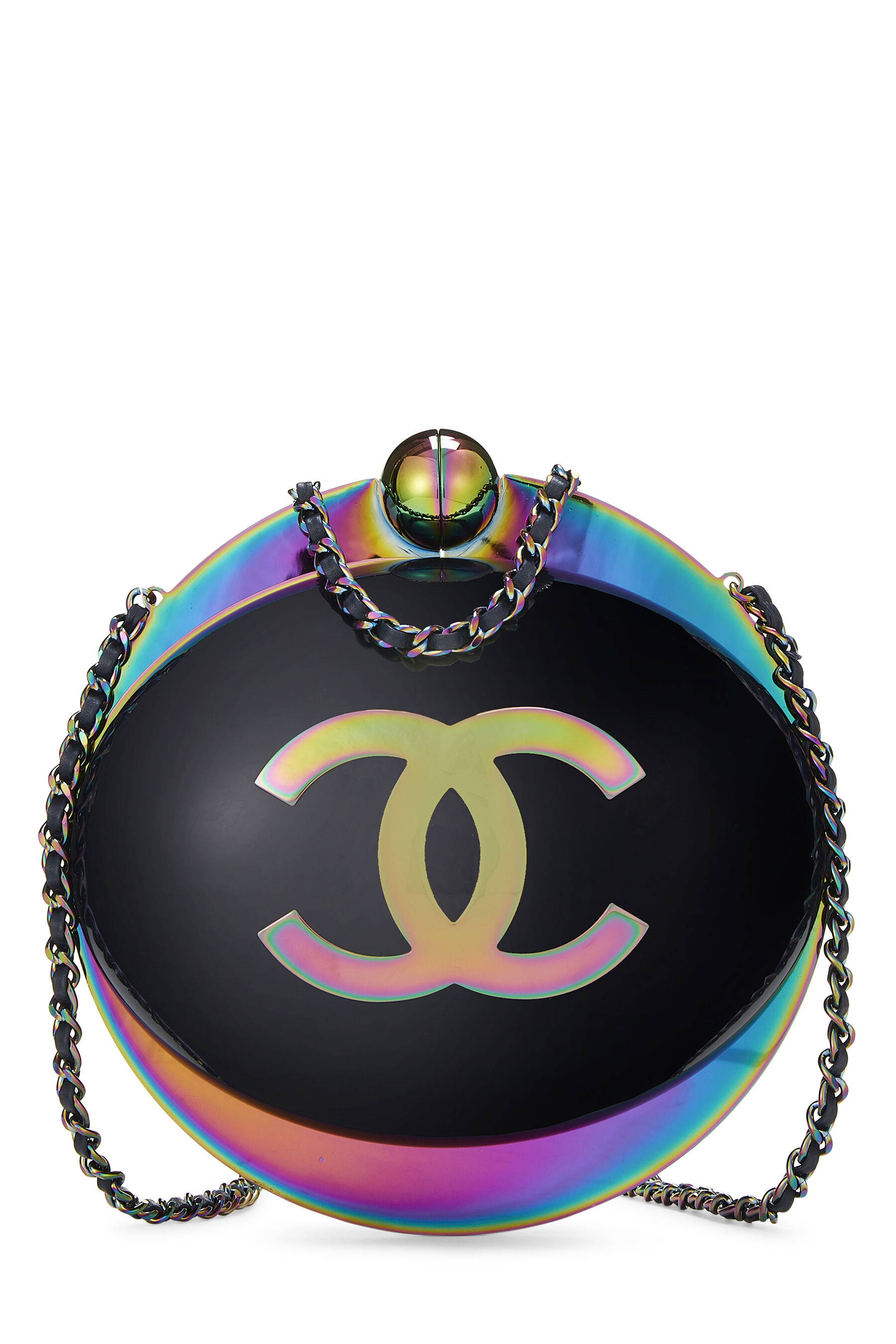 Chanel - Multicolor Resin on The Moon 'CC' Minaudière Bag